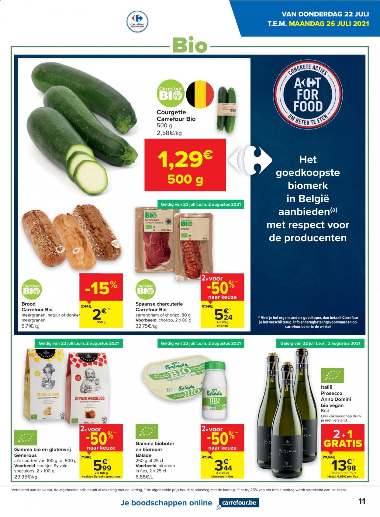 Carrefour hypermarkt-aanbieding  - 22.7.2021 - 2.8.2021. Pagina 11.