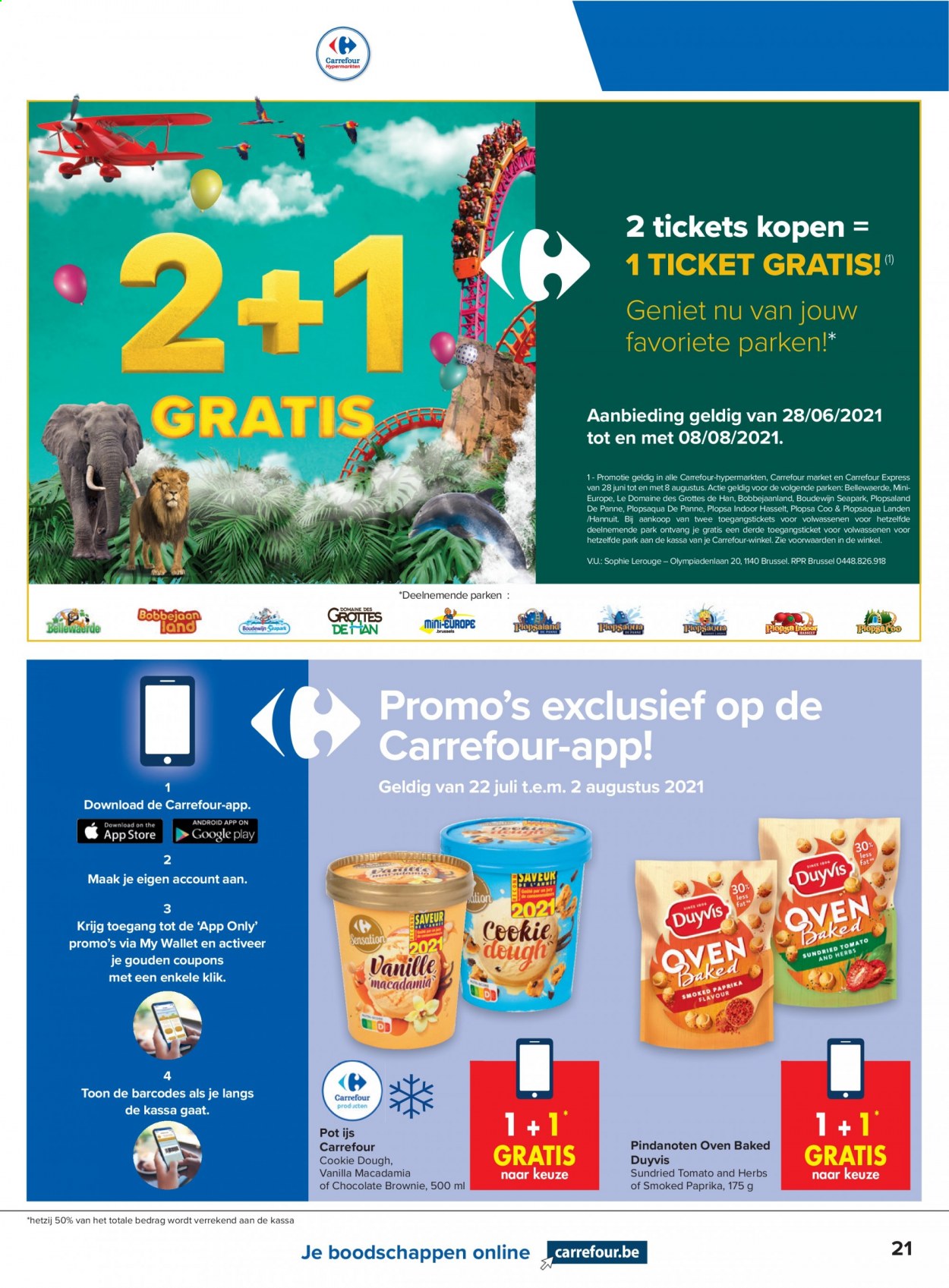 Carrefour hypermarkt-aanbieding  - 22.7.2021 - 2.8.2021. Pagina 21.