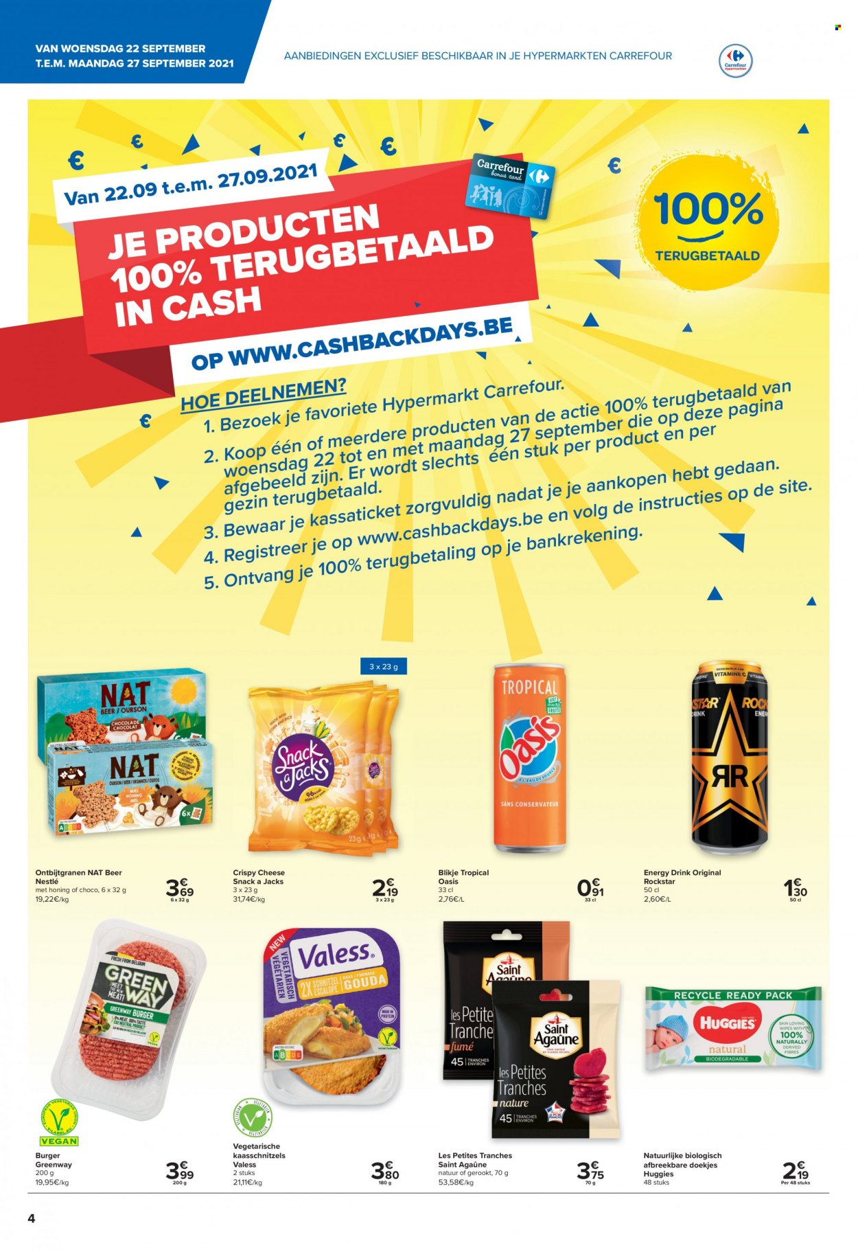 Carrefour hypermarkt-aanbieding  - 22.9.2021 - 27.9.2021. Pagina 4.