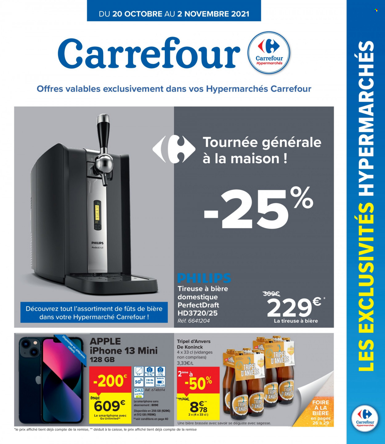 Carrefour hypermarkt-aanbieding  - 20.10.2021 - 2.11.2021. Pagina 1.