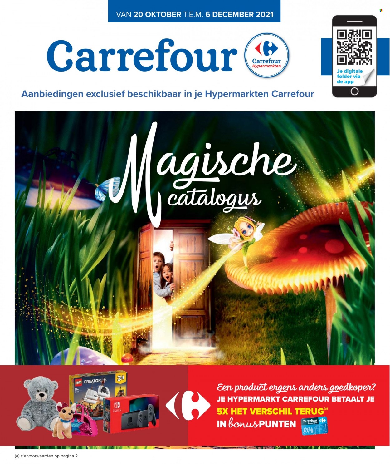 Carrefour hypermarkt-aanbieding  - 20.10.2021 - 6.12.2021. Pagina 1.