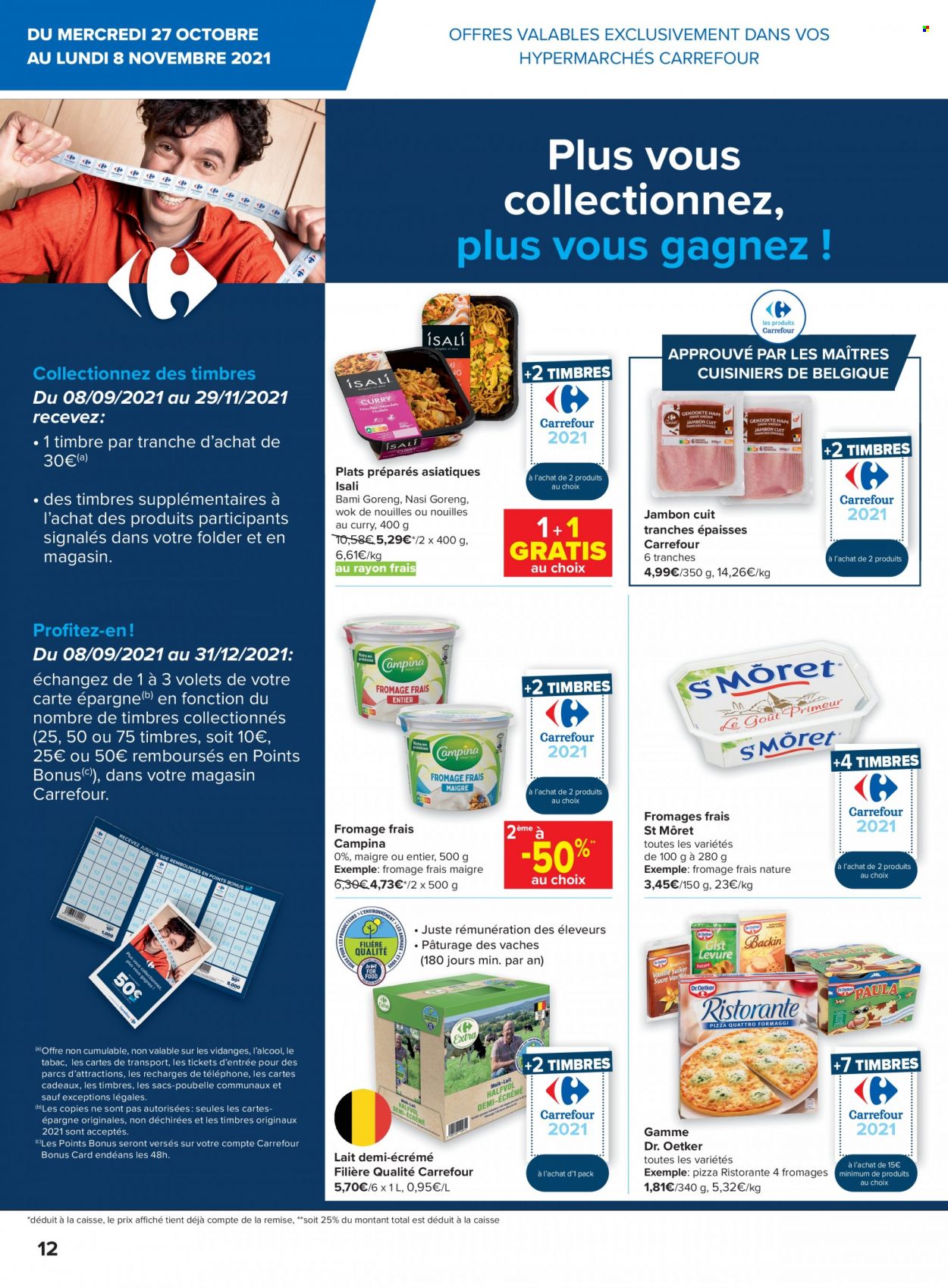 Carrefour hypermarkt-aanbieding  - 27.10.2021 - 8.11.2021. Pagina 12.