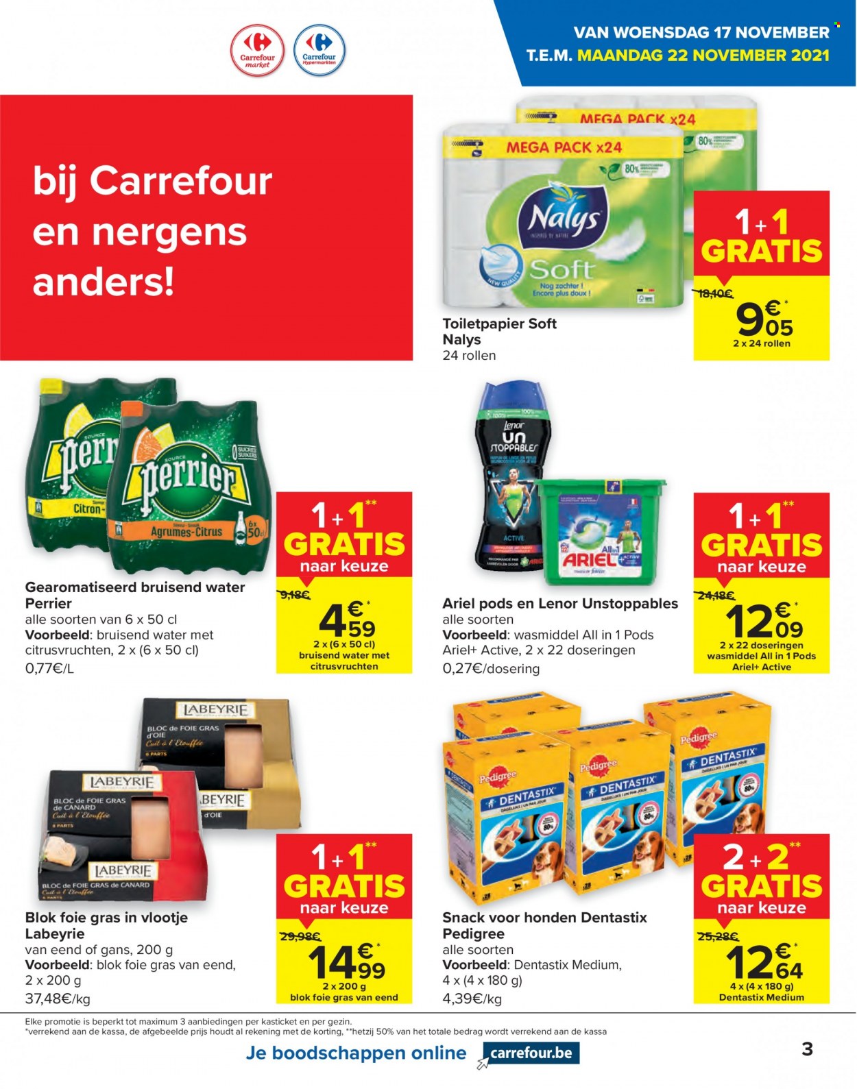 Carrefour-aanbieding  - 17.11.2021 - 29.11.2021. Pagina 3.