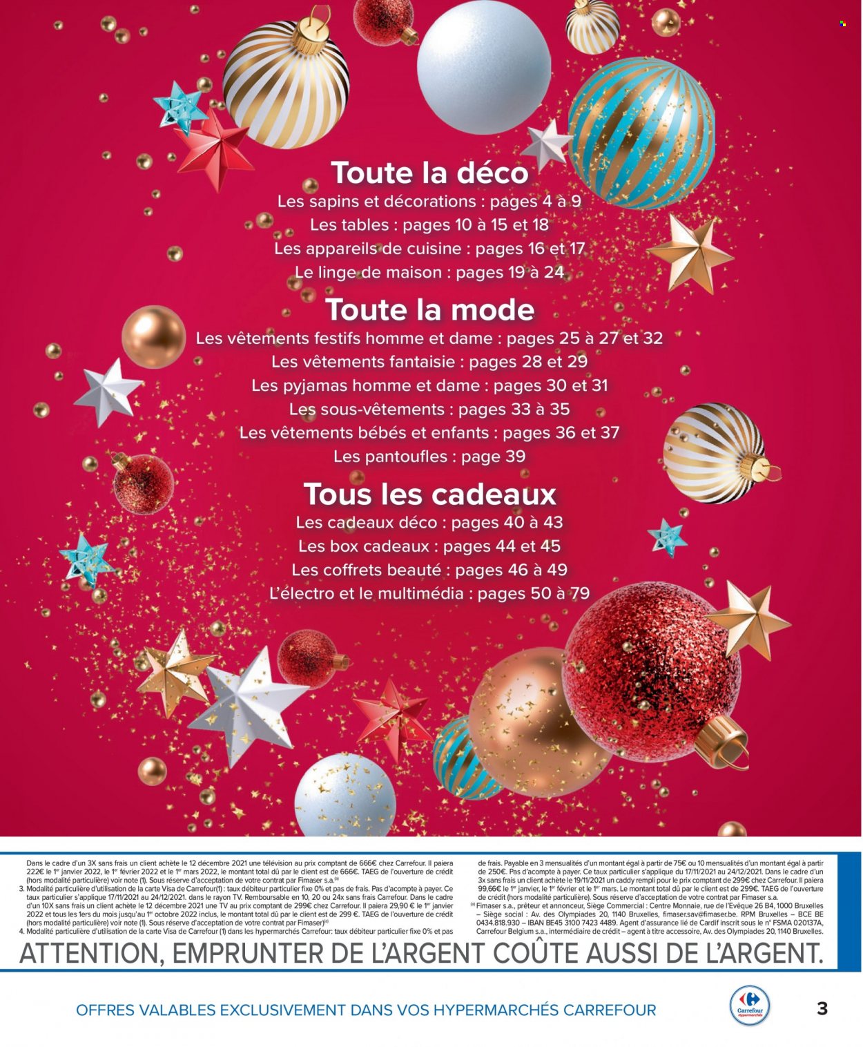 Carrefour hypermarkt-aanbieding  - 17.11.2021 - 24.12.2021. Pagina 3.