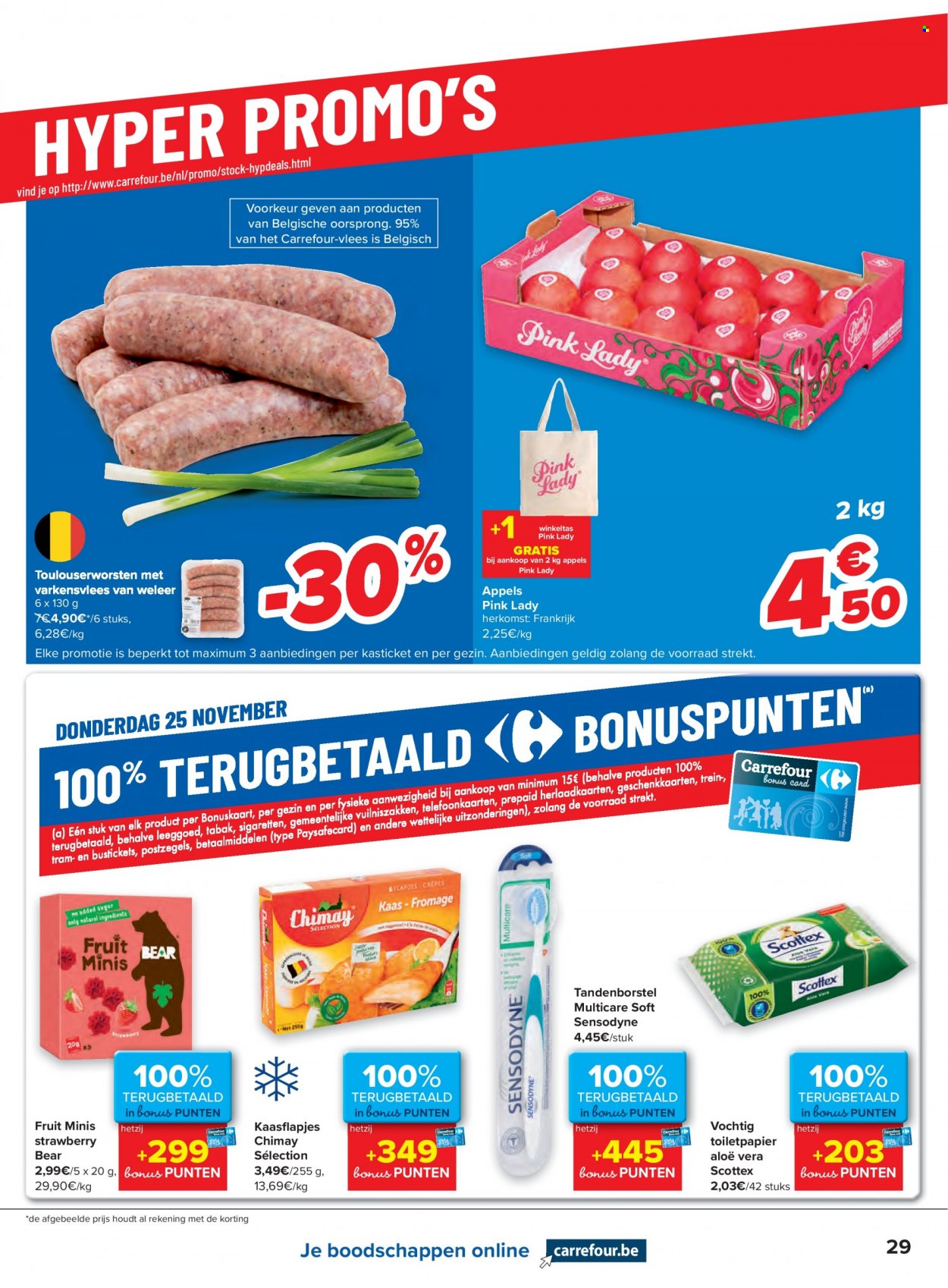 Carrefour hypermarkt-aanbieding  - 24.11.2021 - 6.12.2021. Pagina 29.