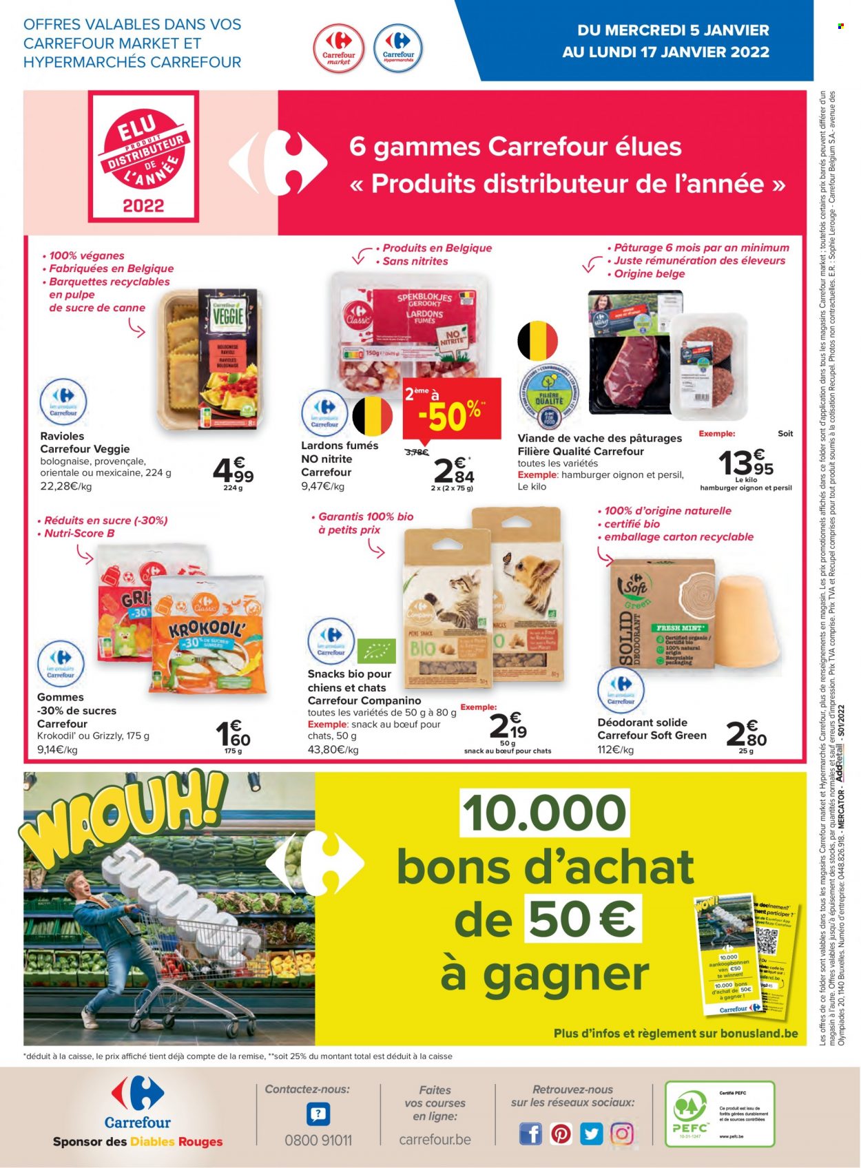 Carrefour-aanbieding  - 5.1.2022 - 17.1.2022. Pagina 12.