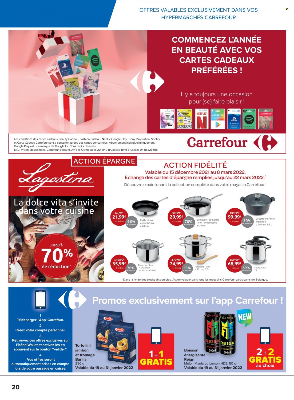Carrefour hypermarkt-aanbieding  - 19.1.2022 - 31.1.2022. Pagina 20.