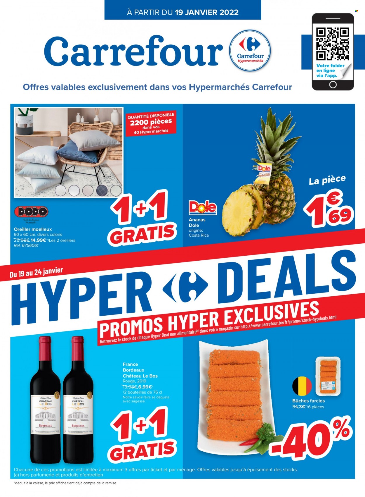 Carrefour hypermarkt-aanbieding  - 19.1.2022 - 31.1.2022. Pagina 1.