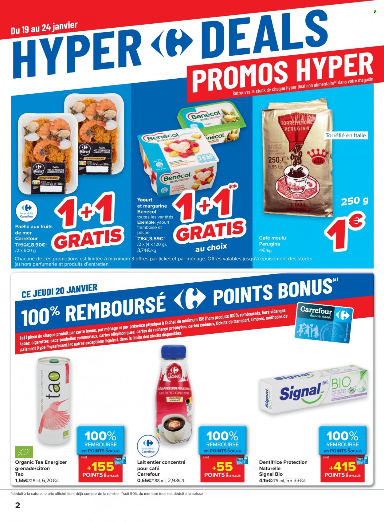 Carrefour hypermarkt-aanbieding  - 19.1.2022 - 31.1.2022. Pagina 2.