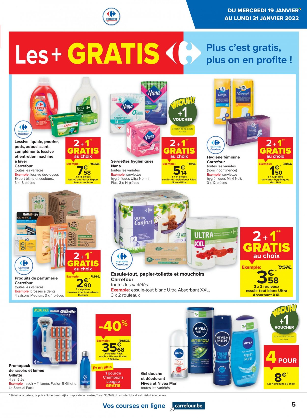Carrefour hypermarkt-aanbieding  - 19.1.2022 - 31.1.2022. Pagina 5.