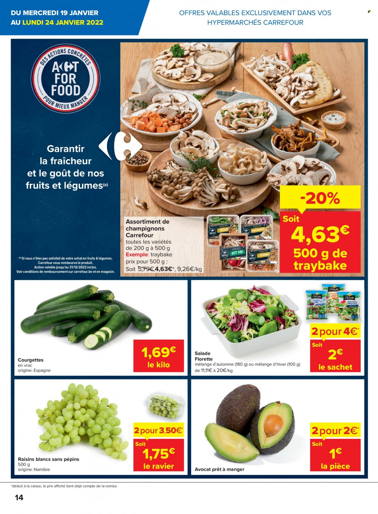 Carrefour hypermarkt-aanbieding  - 19.1.2022 - 31.1.2022. Pagina 14.