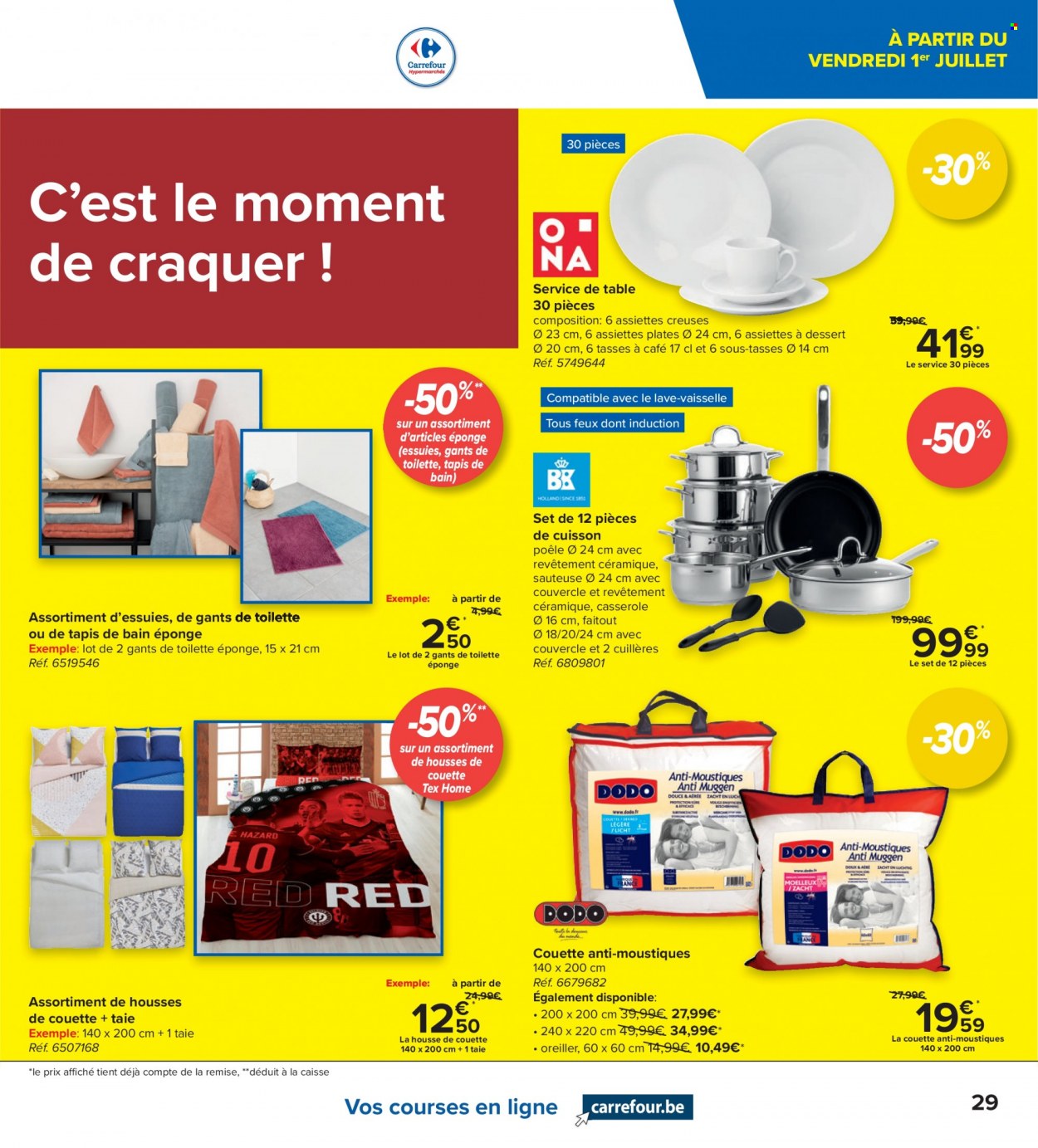 Carrefour hypermarkt-aanbieding  - 29.6.2022 - 11.7.2022. Pagina 9.