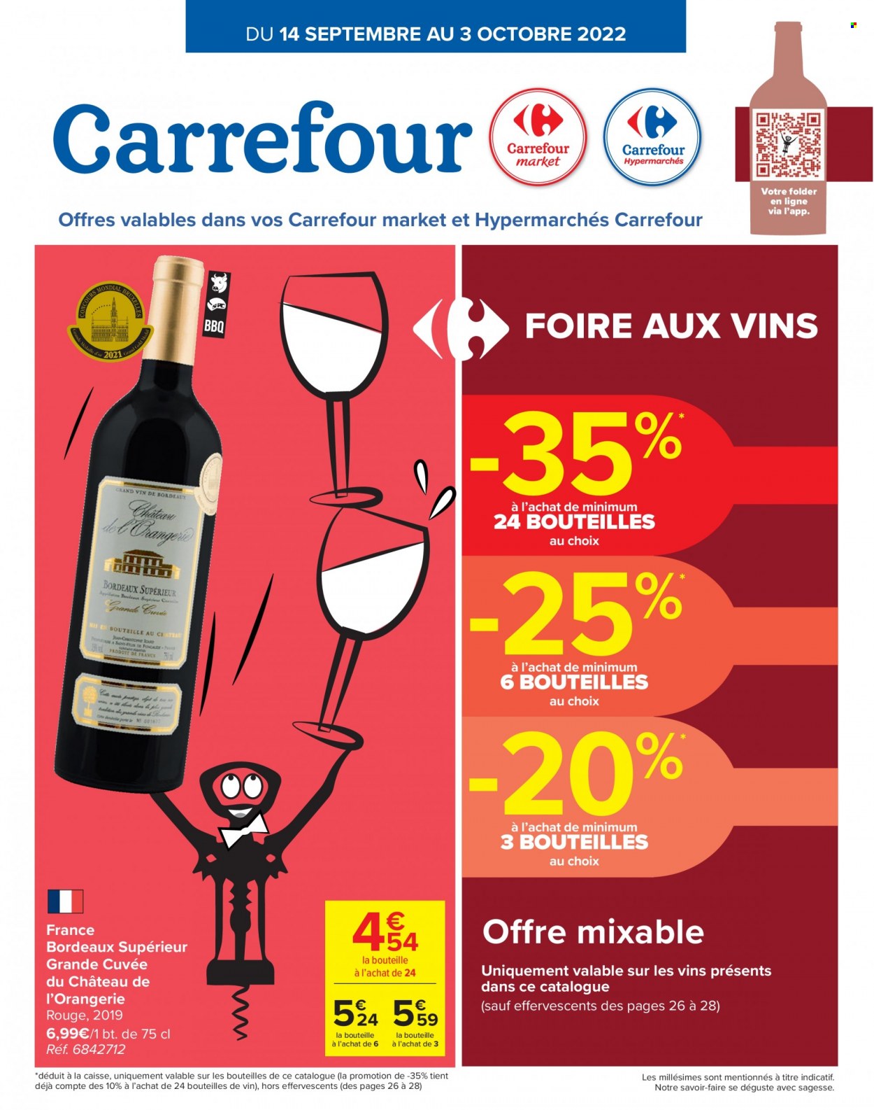 Carrefour-aanbieding  - 14.9.2022 - 3.10.2022. Pagina 1.