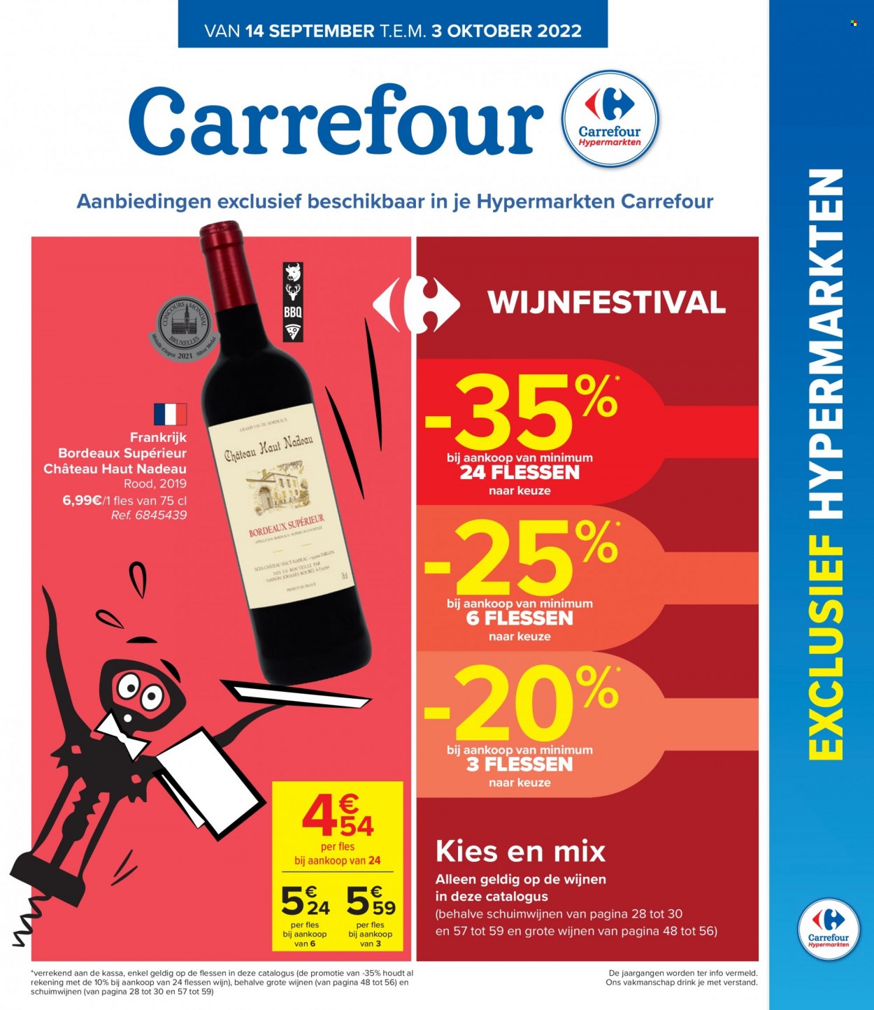 Carrefour hypermarkt-aanbieding  - 14.9.2022 - 3.10.2022. Pagina 1.