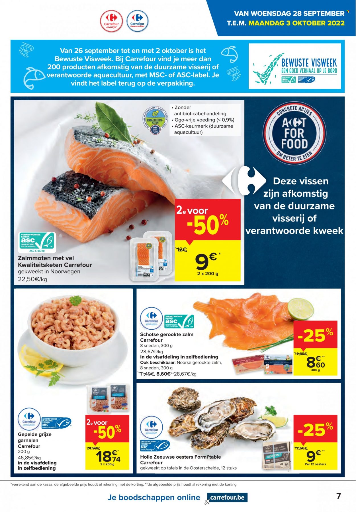 Carrefour-aanbieding  - 28.9.2022 - 3.10.2022. Pagina 7.
