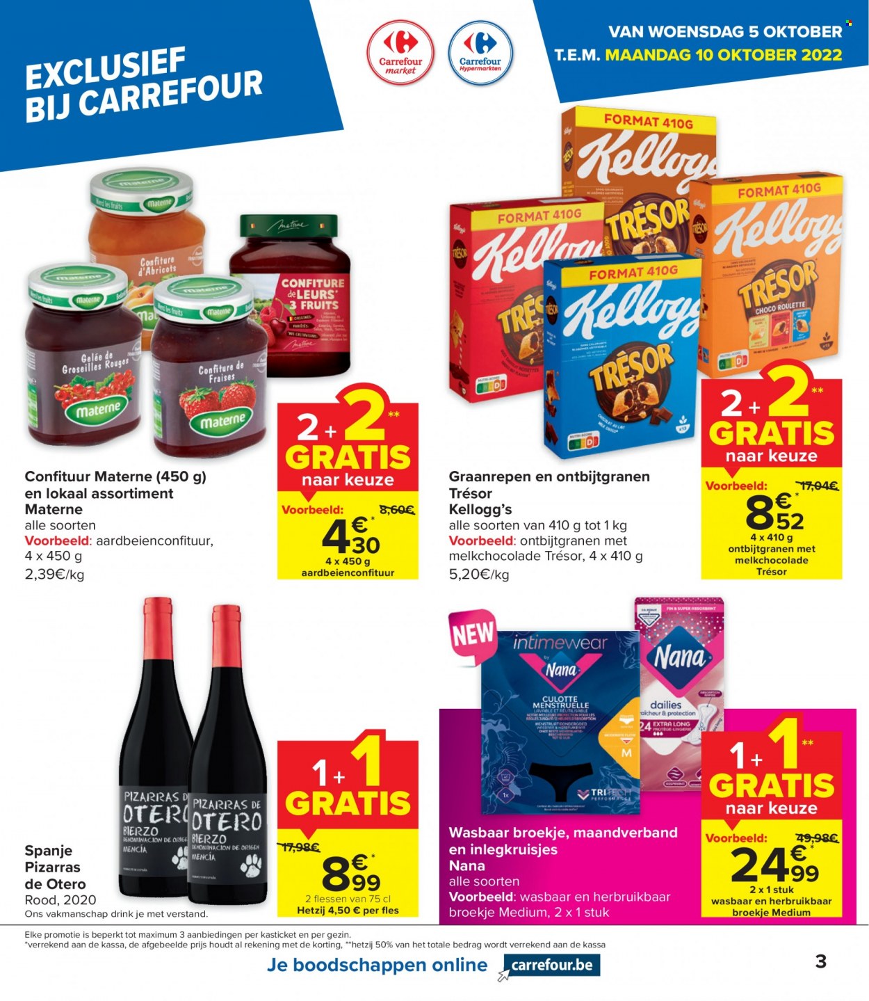 Carrefour-aanbieding  - 5.10.2022 - 17.10.2022. Pagina 3.