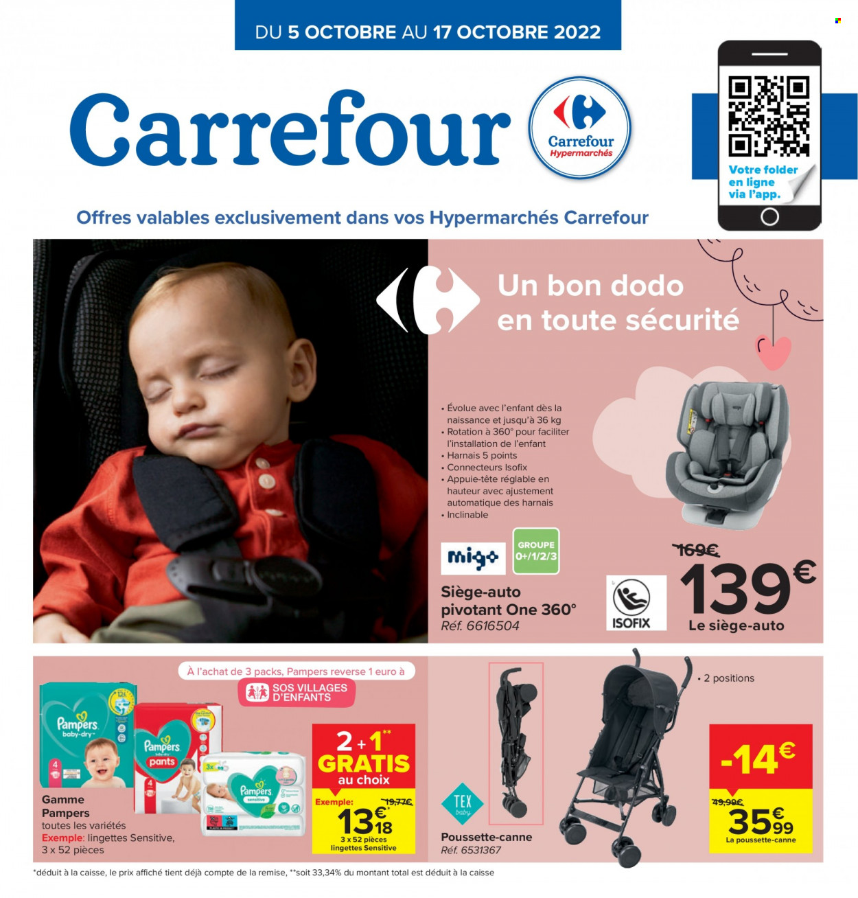 Carrefour hypermarkt-aanbieding  - 5.10.2022 - 17.10.2022. Pagina 1.