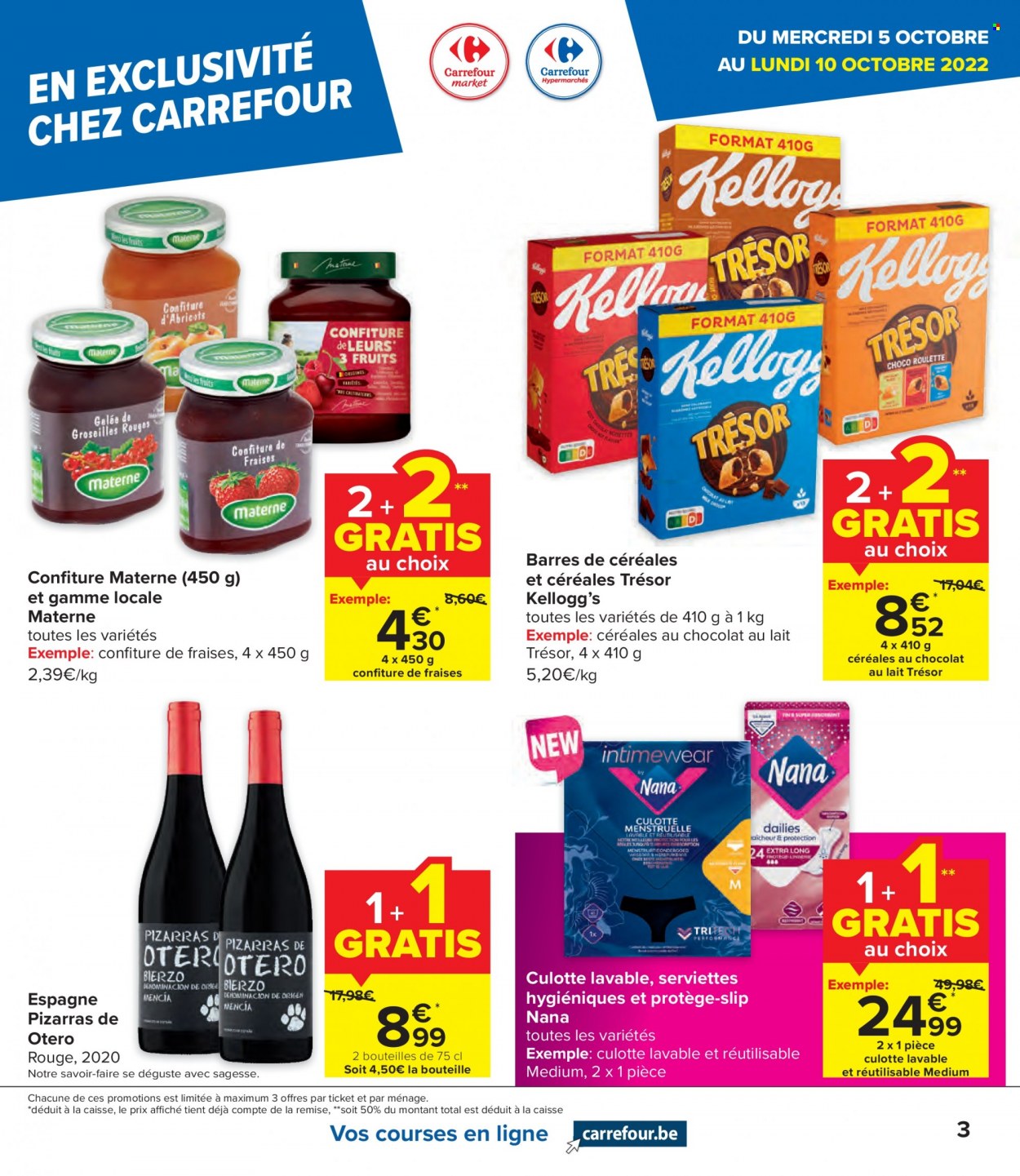 Carrefour-aanbieding  - 5.10.2022 - 17.10.2022. Pagina 3.