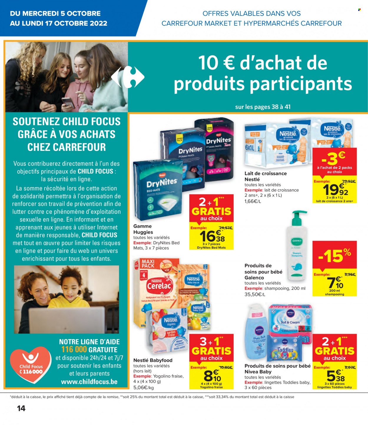 Carrefour-aanbieding  - 5.10.2022 - 17.10.2022. Pagina 14.