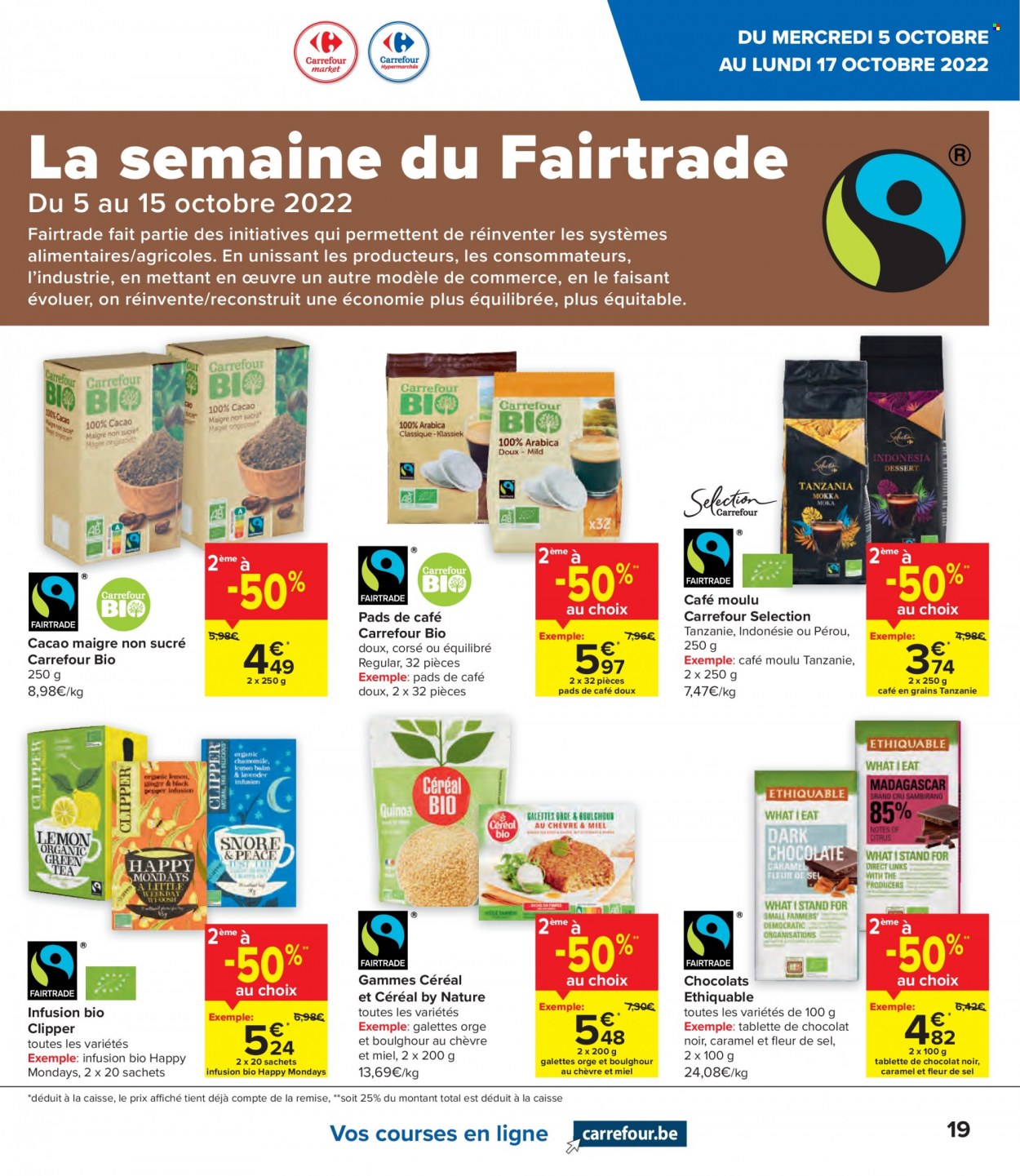 Carrefour-aanbieding  - 5.10.2022 - 17.10.2022. Pagina 19.