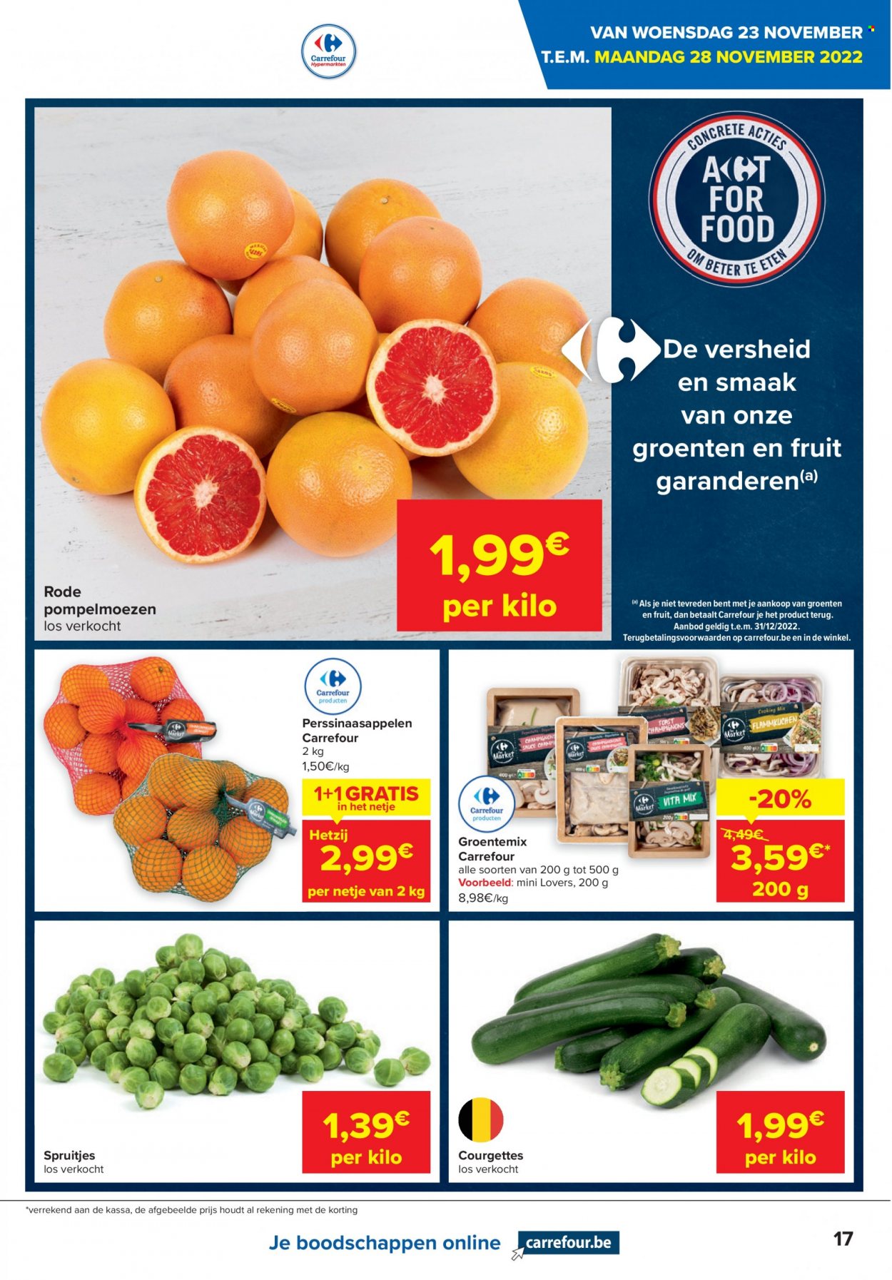 Carrefour hypermarkt-aanbieding  - 23.11.2022 - 5.12.2022. Pagina 17.