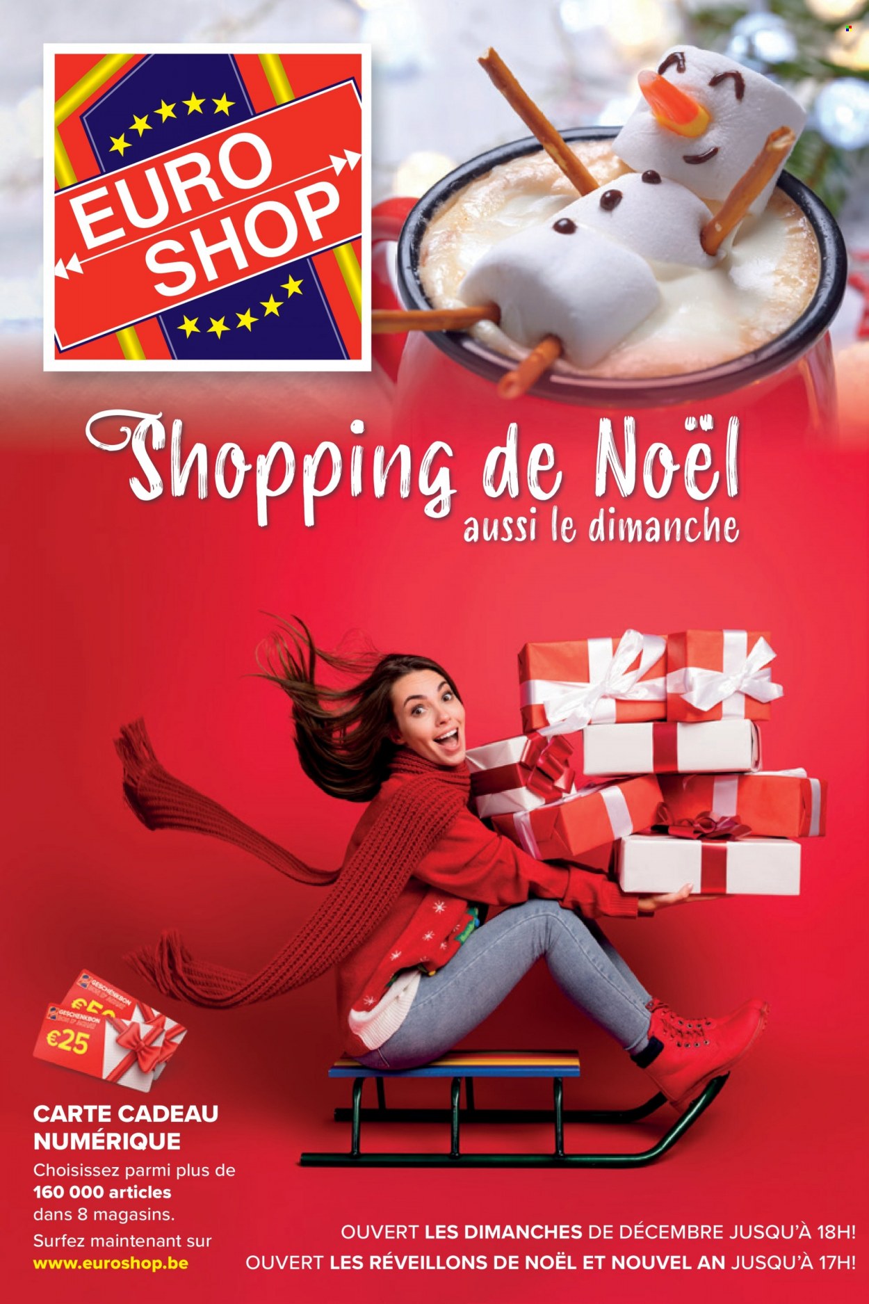 Euro Shop-aanbieding  - 21.11.2022 - 31.12.2022. Pagina 1.