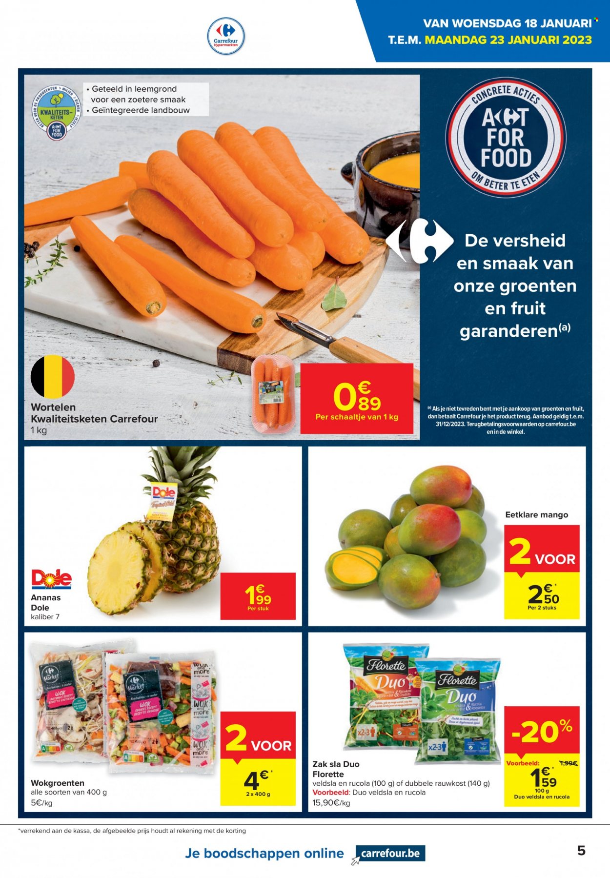 Carrefour hypermarkt-aanbieding  - 18.1.2023 - 23.1.2023. Pagina 5.