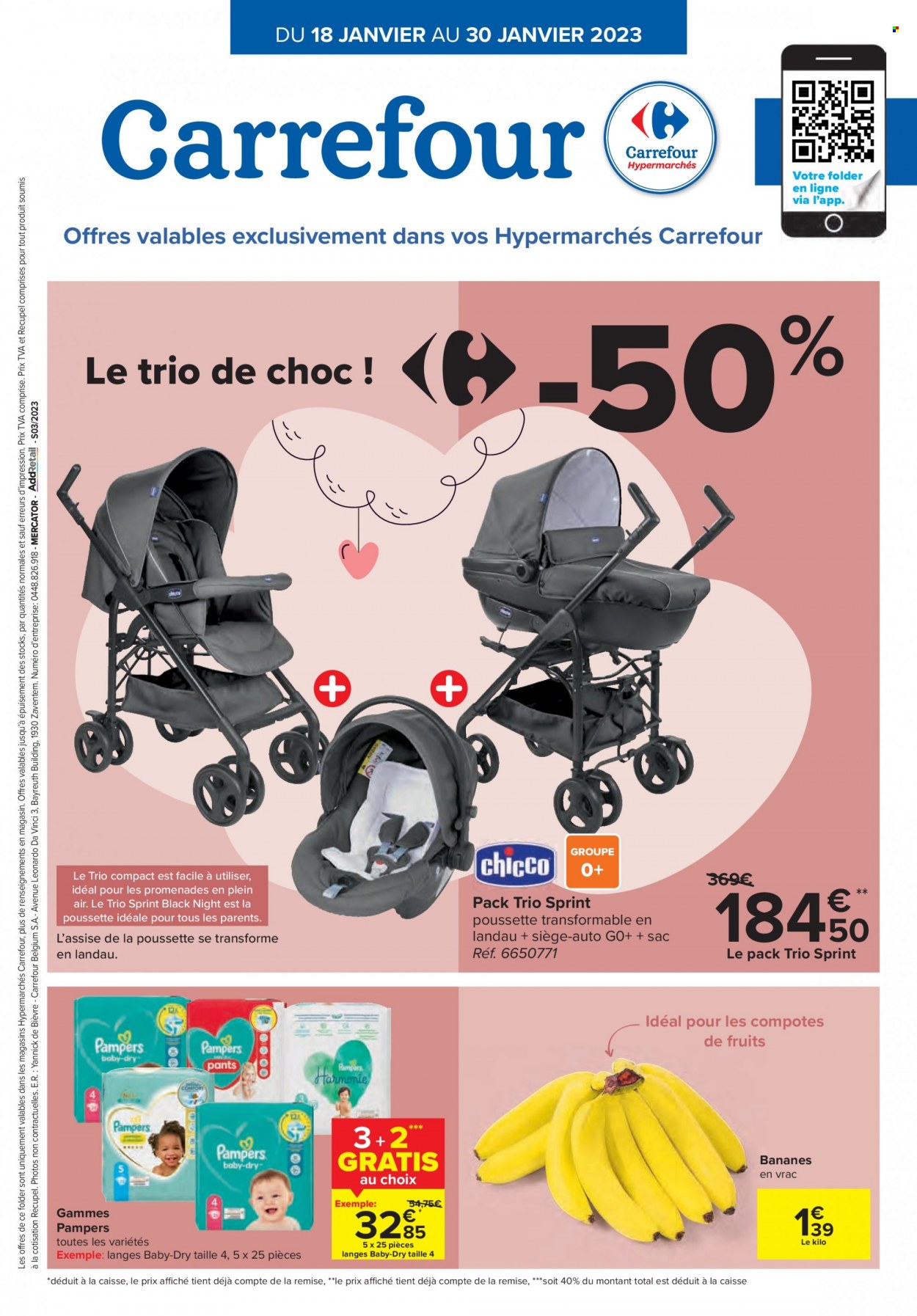 Carrefour hypermarkt-aanbieding  - 18.1.2023 - 30.1.2023. Pagina 1.