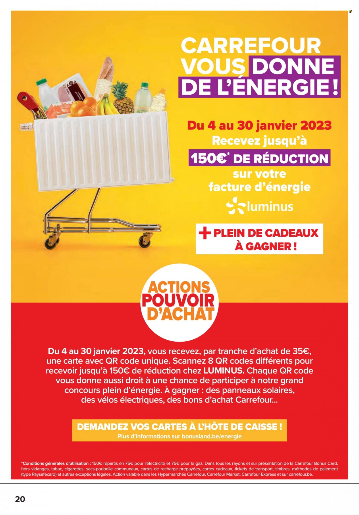Carrefour hypermarkt-aanbieding  - 18.1.2023 - 30.1.2023. Pagina 20.