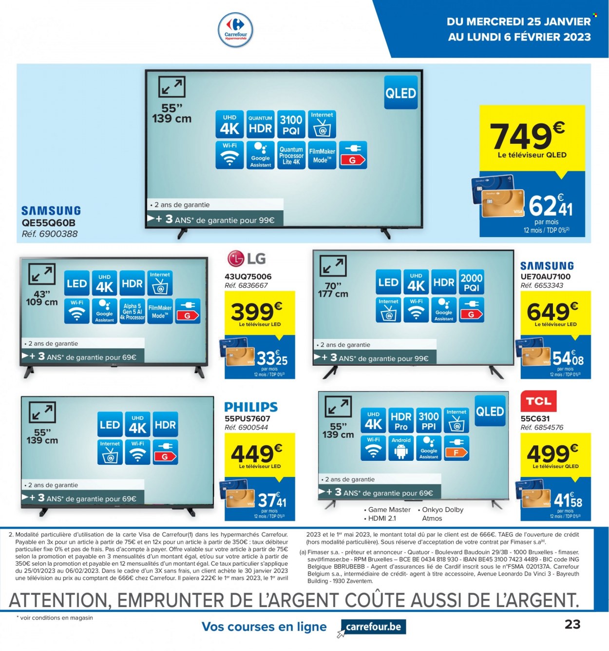 Carrefour hypermarkt-aanbieding  - 25.1.2023 - 6.2.2023. Pagina 3.