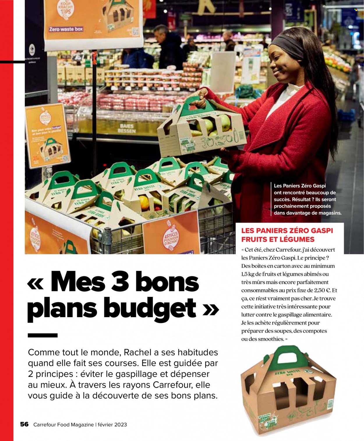 Carrefour-aanbieding  - 1.2.2023 - 28.2.2023. Pagina 56.