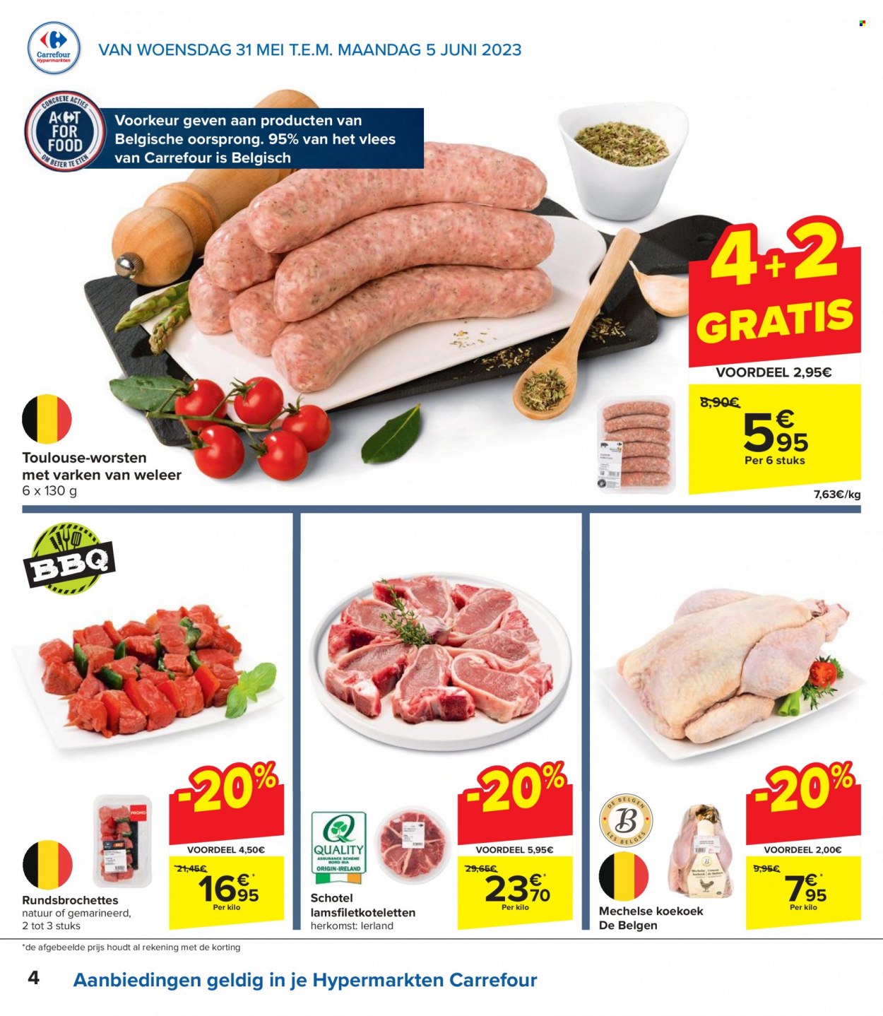 Carrefour hypermarkt-aanbieding  - 31.5.2023 - 12.6.2023. Pagina 4.