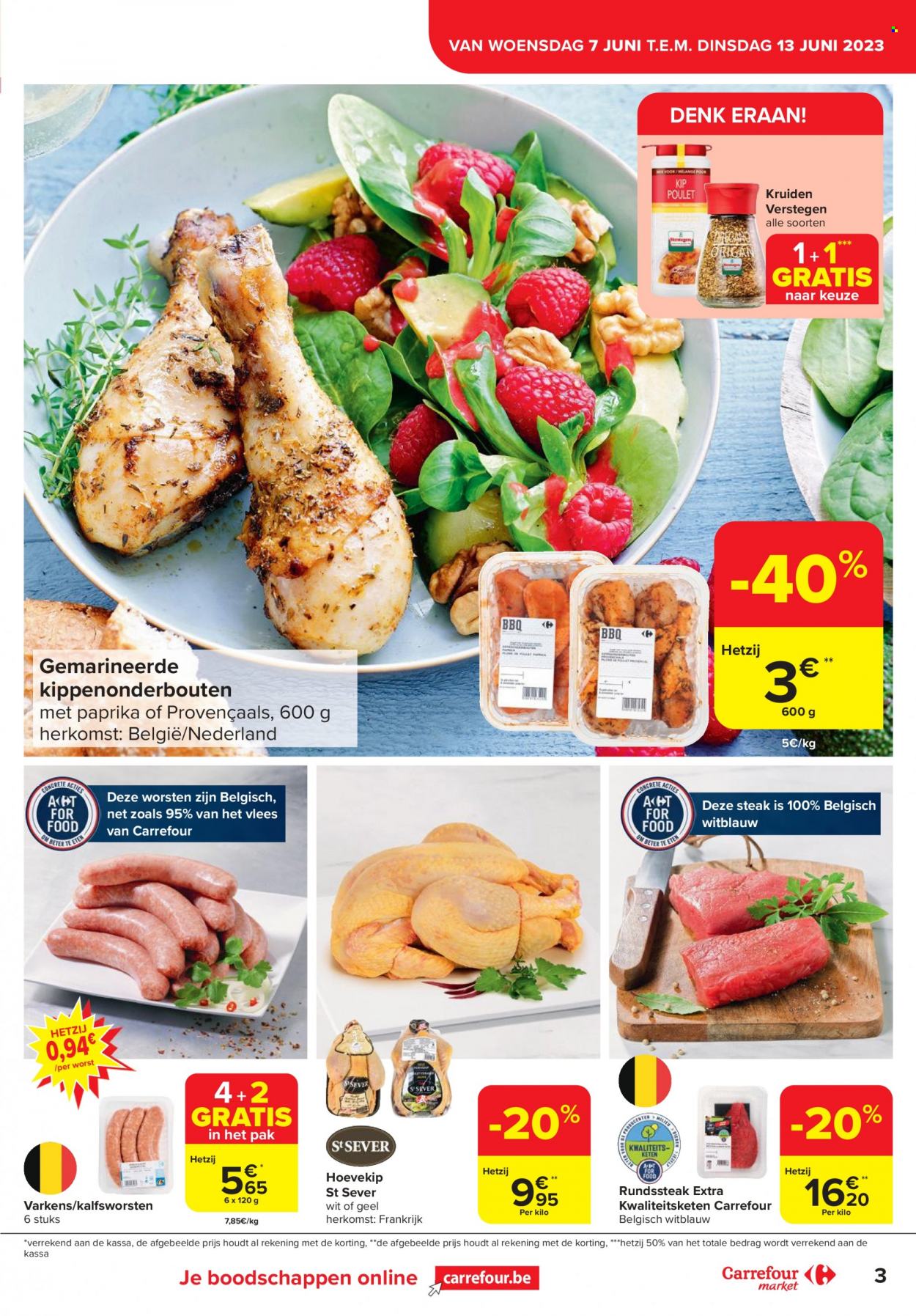 Carrefour market-aanbieding  - 7.6.2023 - 13.6.2023. Pagina 3.