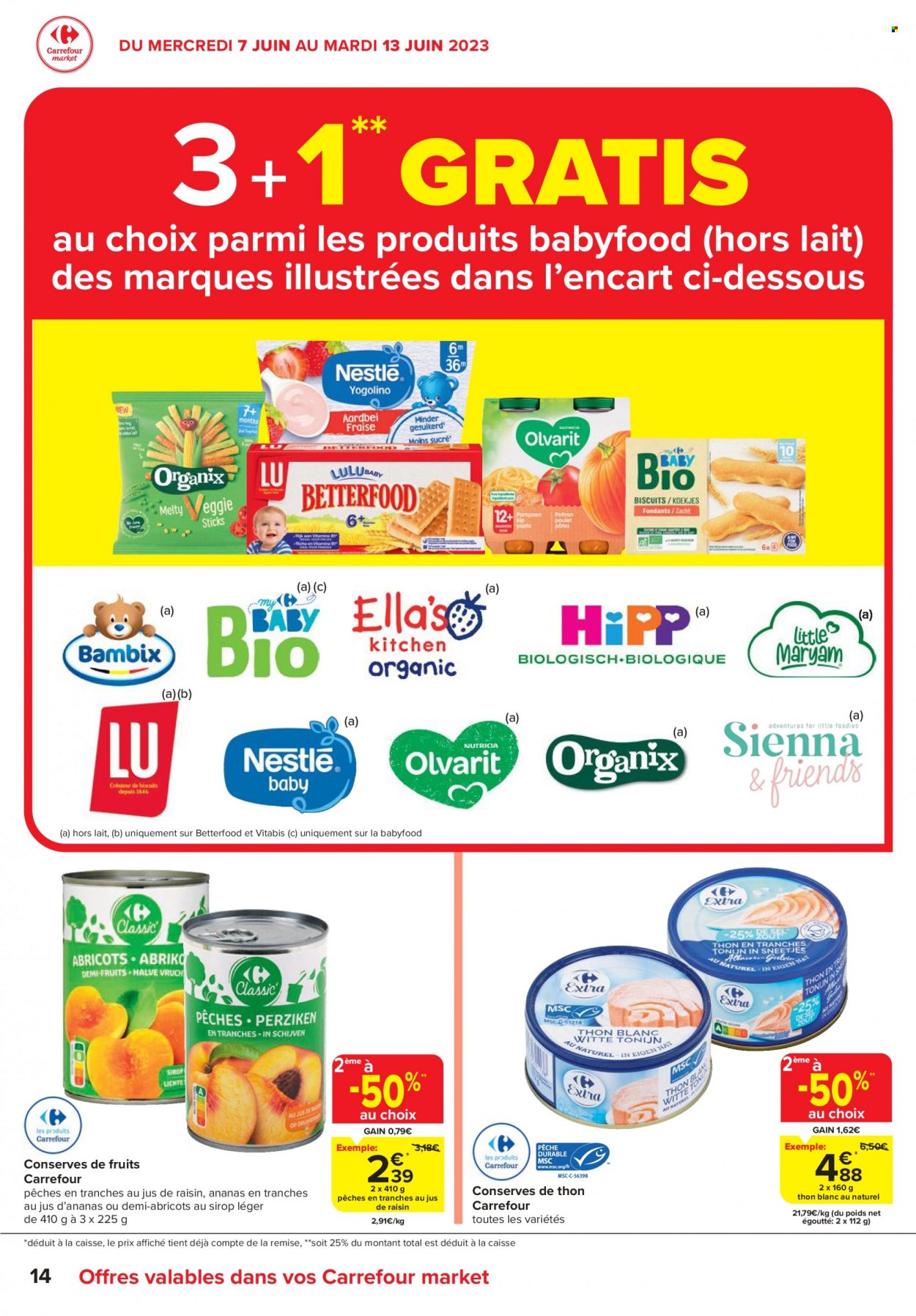Carrefour market-aanbieding  - 7.6.2023 - 13.6.2023. Pagina 14.