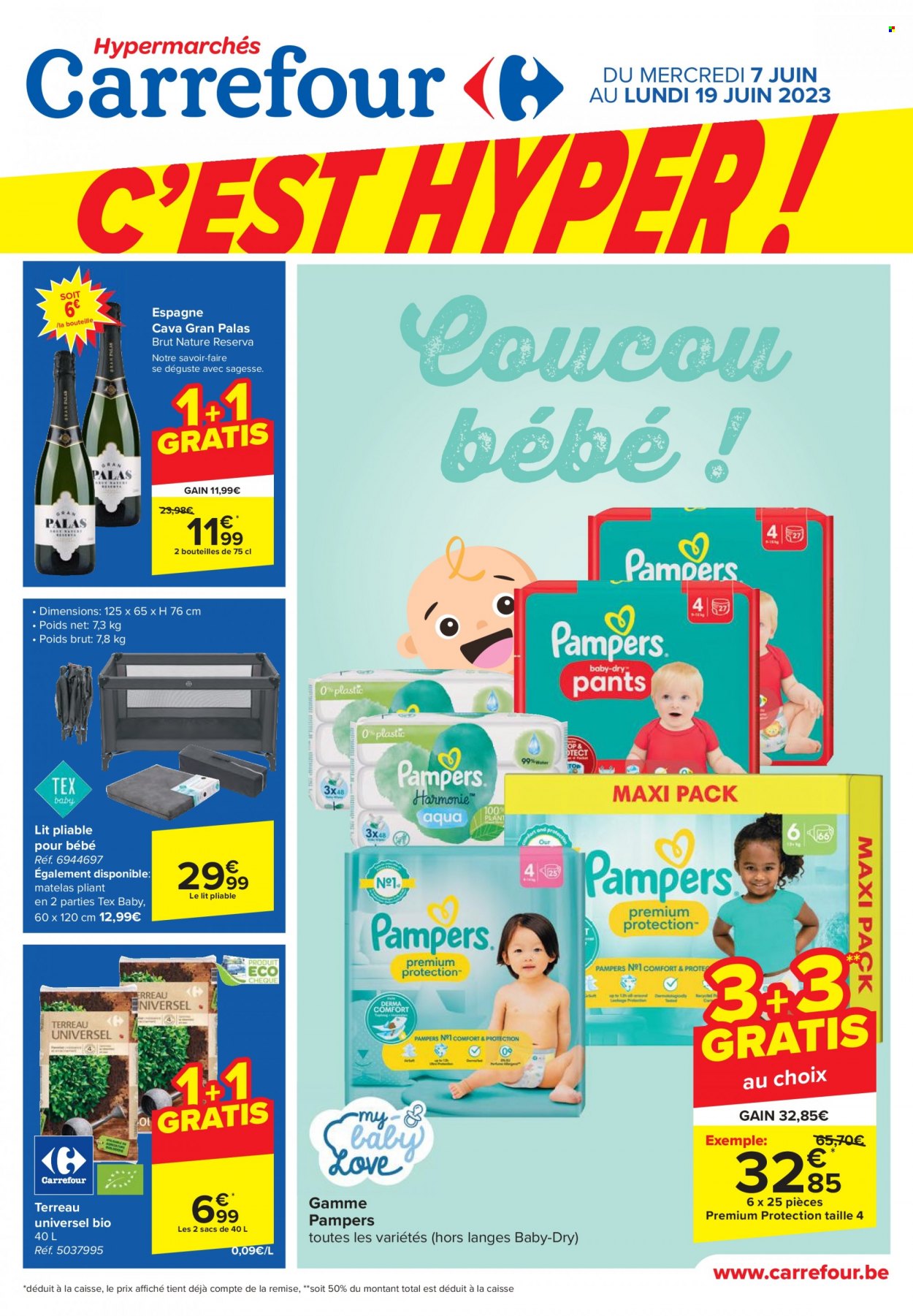 Carrefour hypermarkt-aanbieding  - 7.6.2023 - 19.6.2023. Pagina 1.