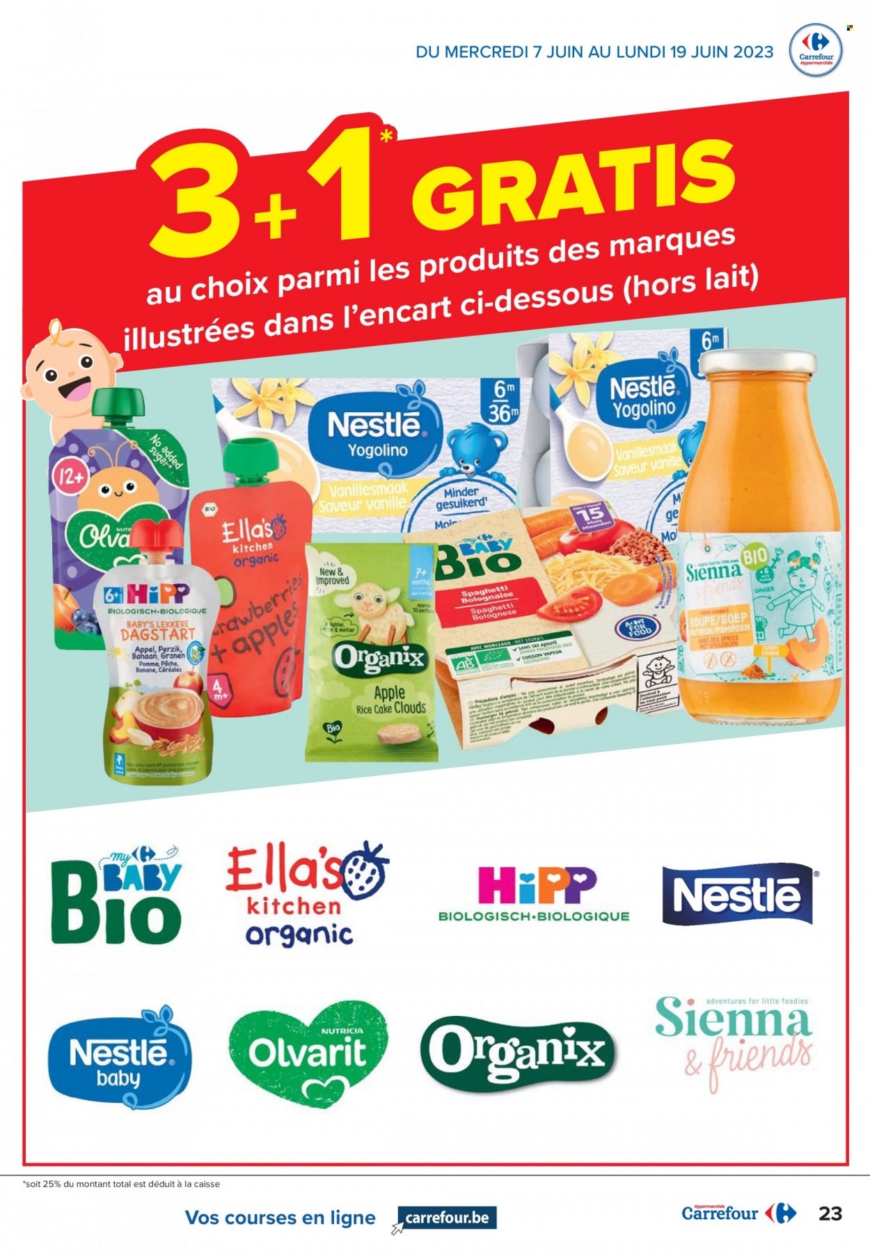 Carrefour hypermarkt-aanbieding  - 7.6.2023 - 19.6.2023. Pagina 23.