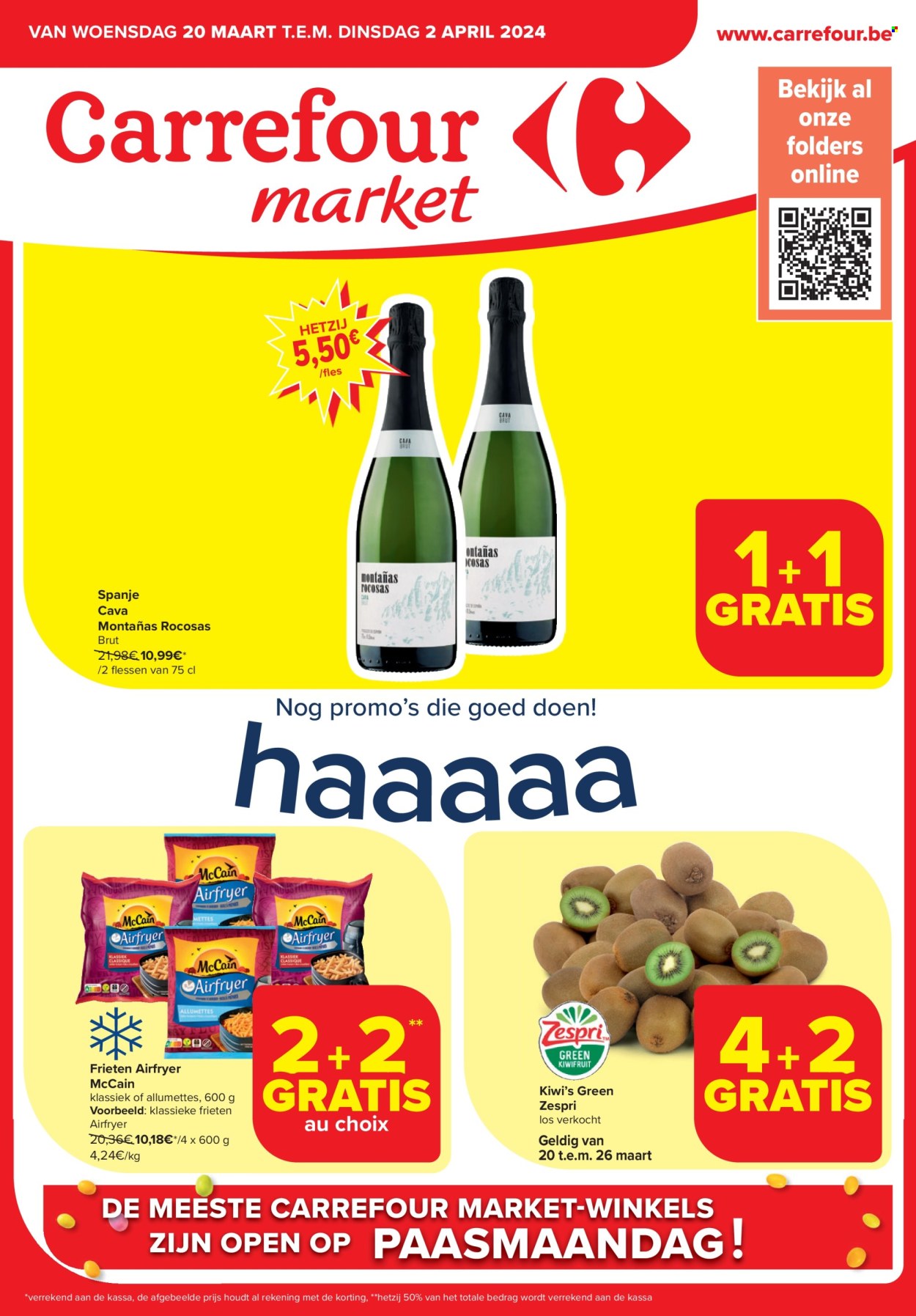 Carrefour market-aanbieding  - 20.3.2024 - 2.4.2024. Pagina 1.