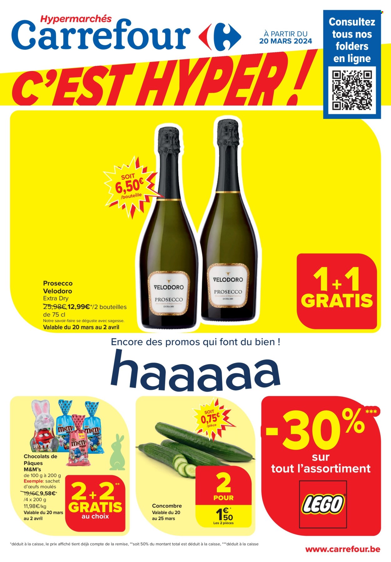 Carrefour hypermarkt-aanbieding  - 20.3.2024 - 2.4.2024. Pagina 1.