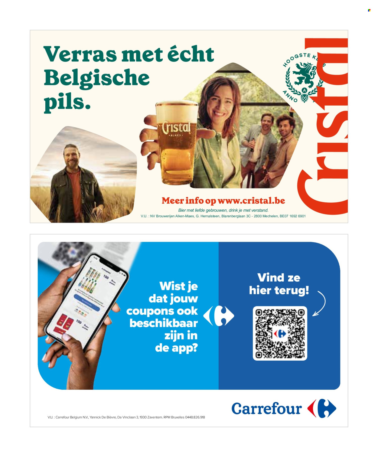 Carrefour-aanbieding  - 1.4.2024 - 30.4.2024. Pagina 60.