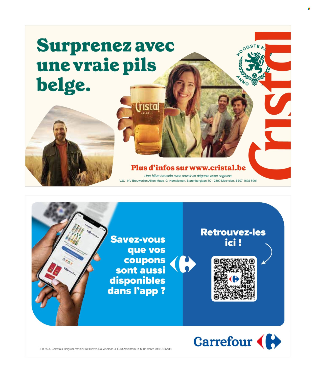 Carrefour-aanbieding  - 1.4.2024 - 30.4.2024. Pagina 60.