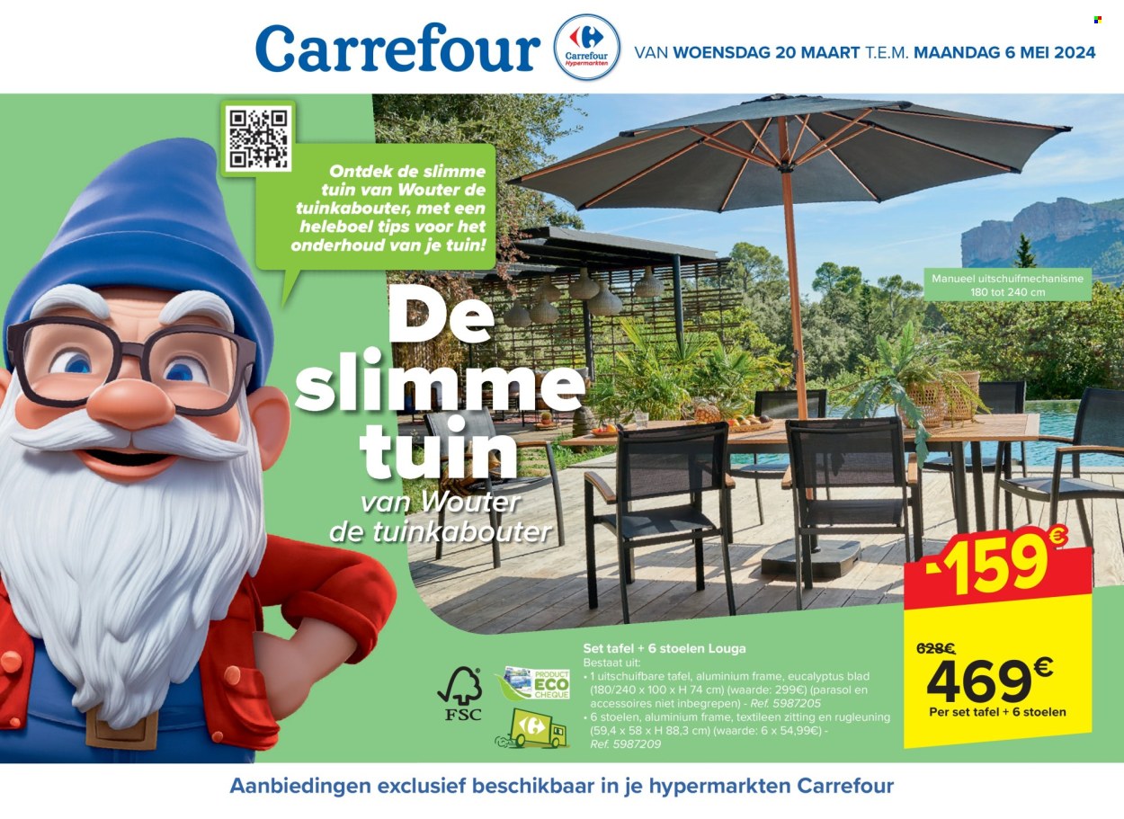 Carrefour hypermarkt-aanbieding  - 20.3.2024 - 6.5.2024. Pagina 1.