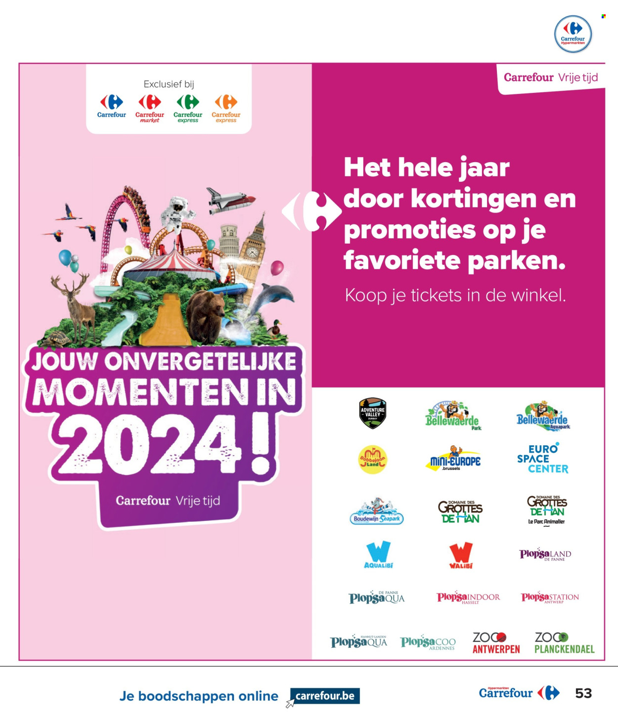 Carrefour hypermarkt-aanbieding  - 27.3.2024 - 8.4.2024. Pagina 53.