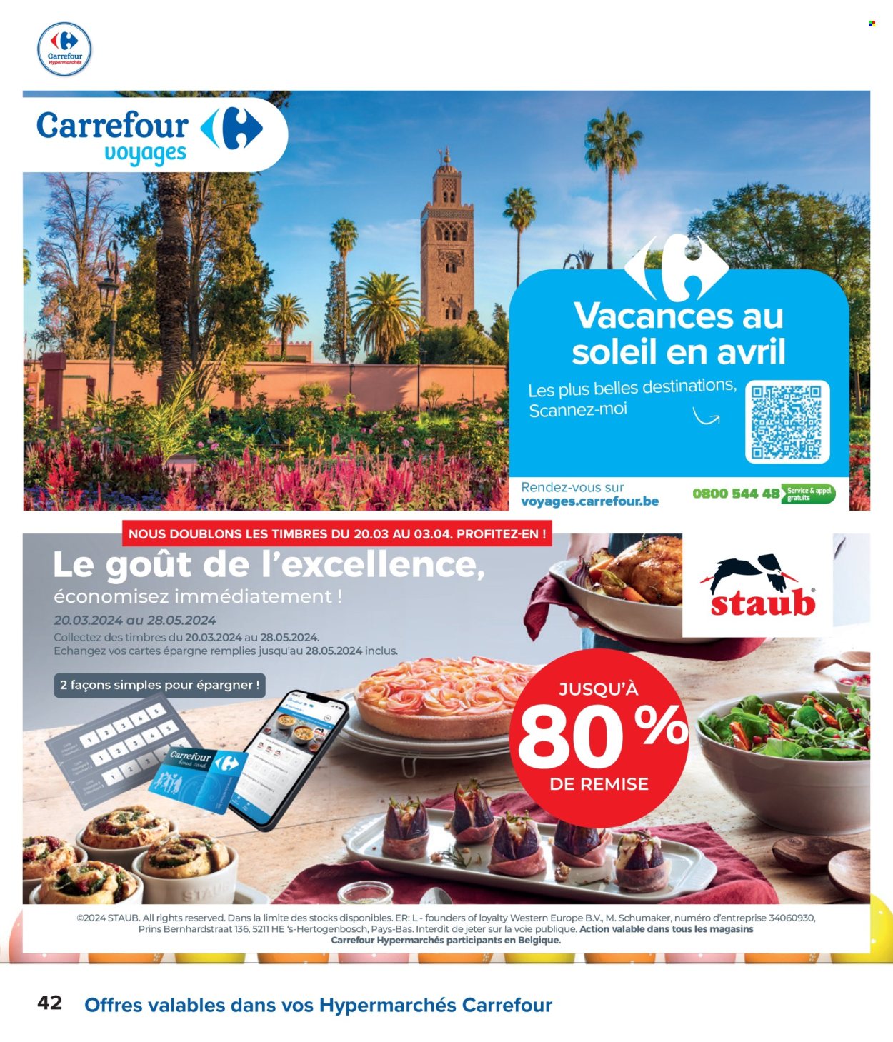 Carrefour hypermarkt-aanbieding  - 27.3.2024 - 8.4.2024. Pagina 42.