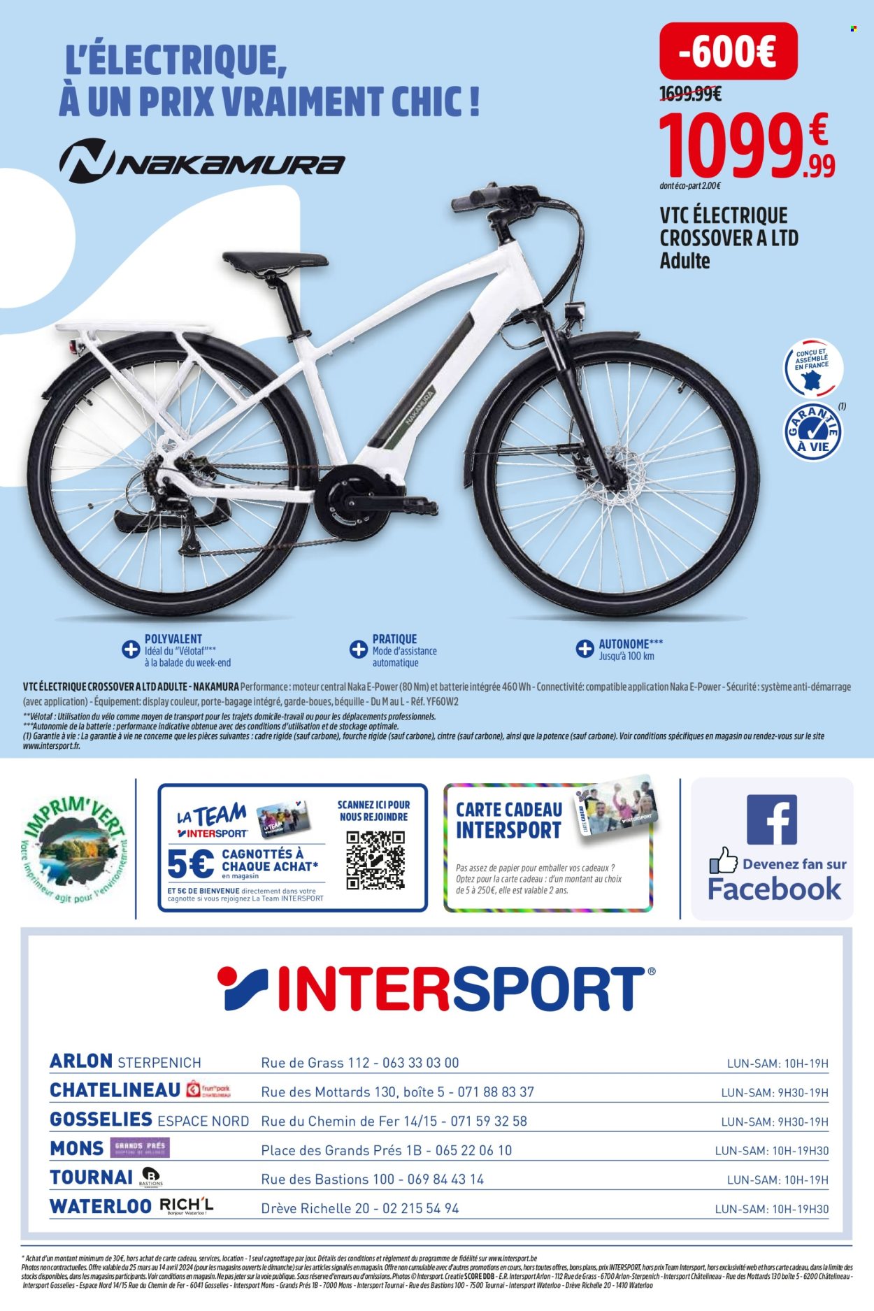 Intersport-aanbieding  - 25.3.2024 - 14.4.2024. Pagina 24.