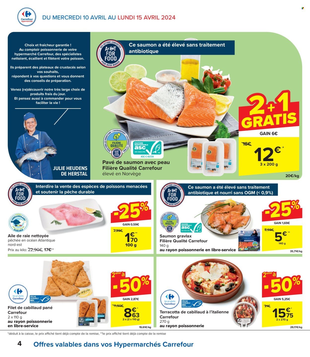 Carrefour hypermarkt-aanbieding  - 10.4.2024 - 22.4.2024. Pagina 4.