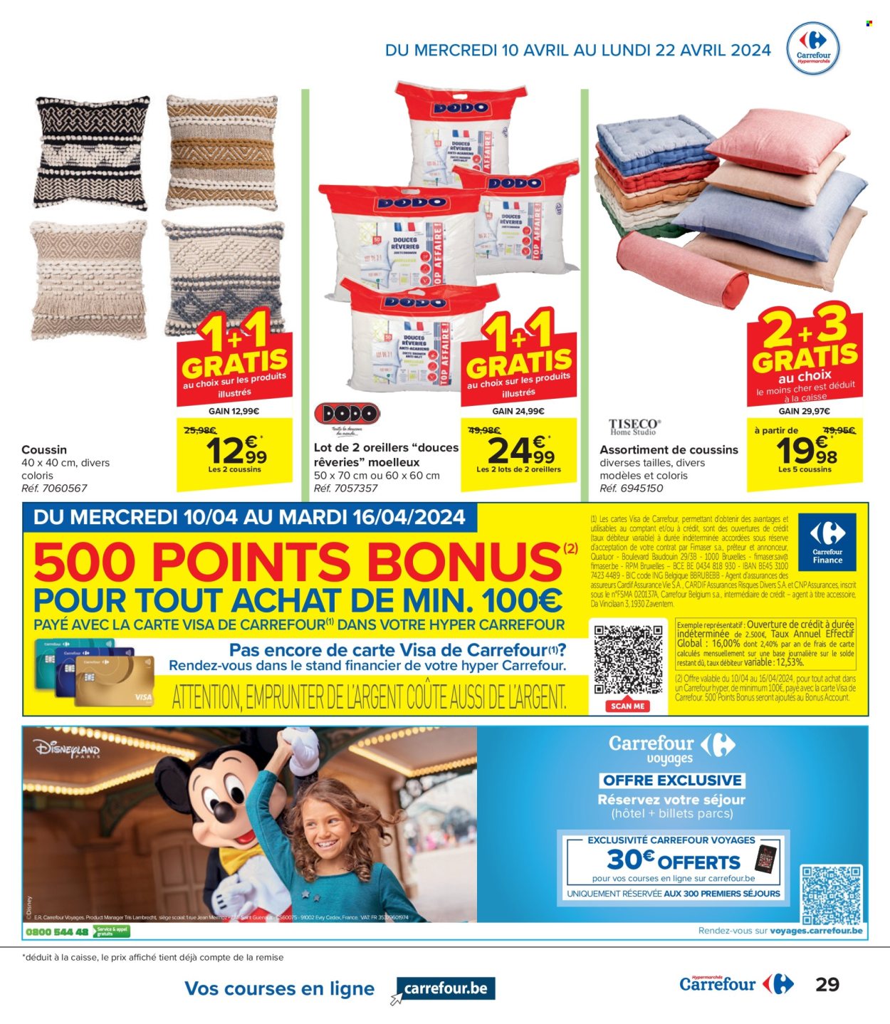 Carrefour hypermarkt-aanbieding  - 10.4.2024 - 22.4.2024. Pagina 29.