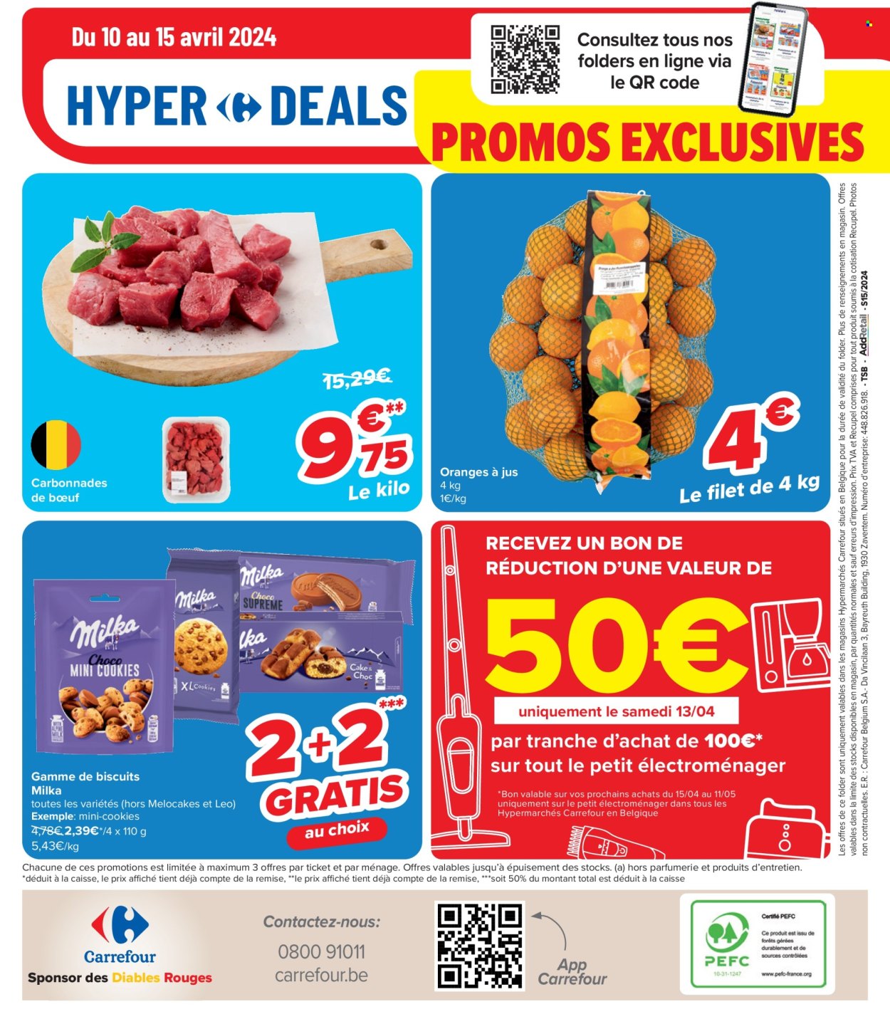 Carrefour hypermarkt-aanbieding  - 10.4.2024 - 22.4.2024. Pagina 40.