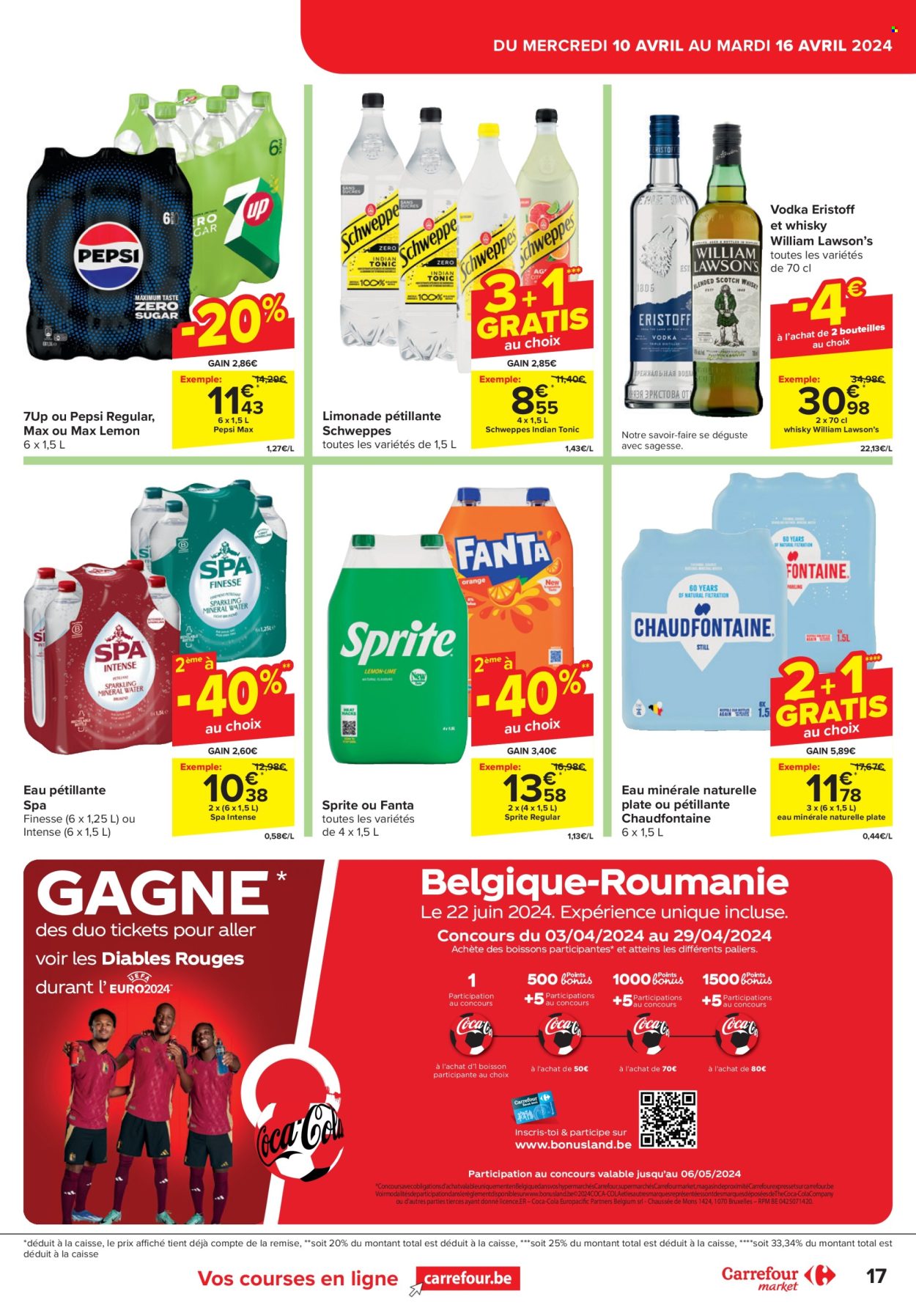 Carrefour market-aanbieding  - 10.4.2024 - 16.4.2024. Pagina 17.