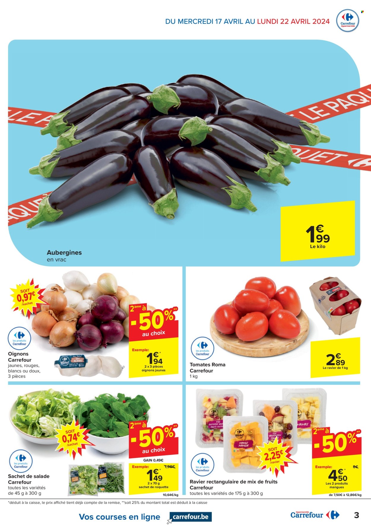 Carrefour hypermarkt-aanbieding  - 17.4.2024 - 29.4.2024. Pagina 3.