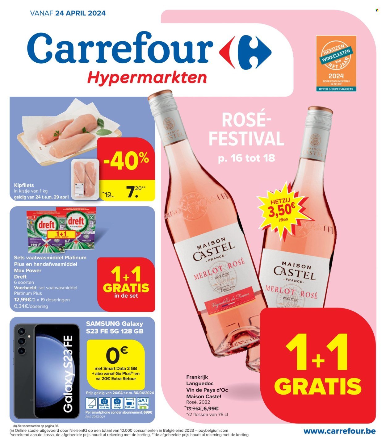 Carrefour hypermarkt-aanbieding  - 24.4.2024 - 6.5.2024. Pagina 1.